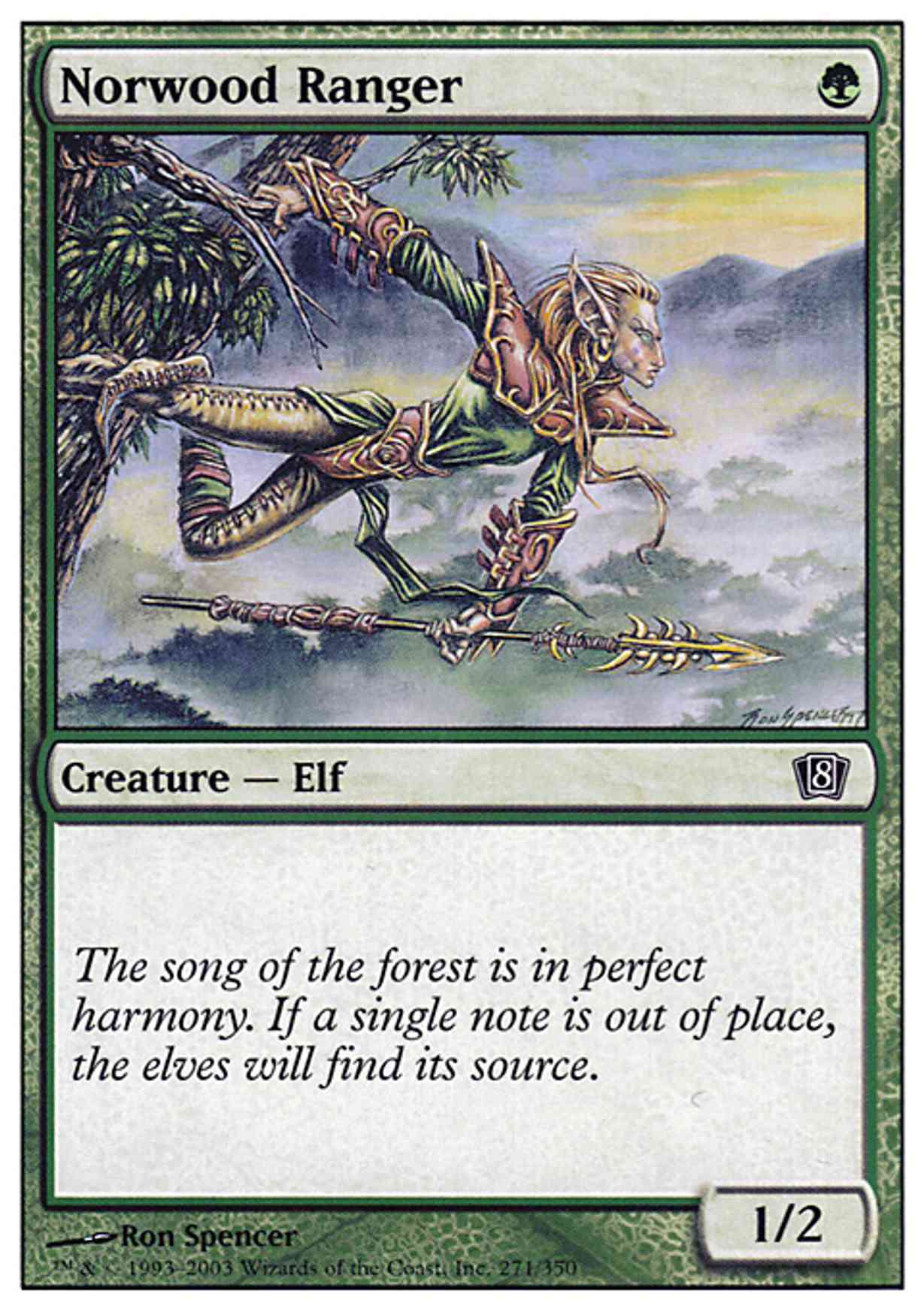 Norwood Ranger Price from mtg Eighth Edition
