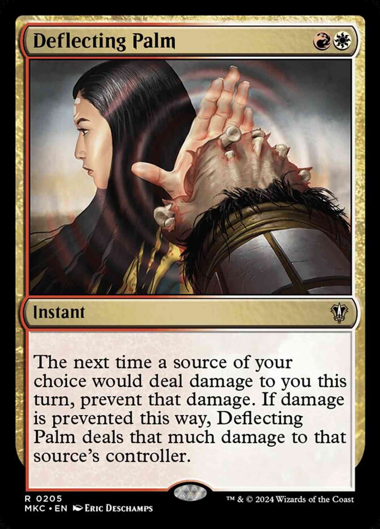 Deflecting Palm magic card front