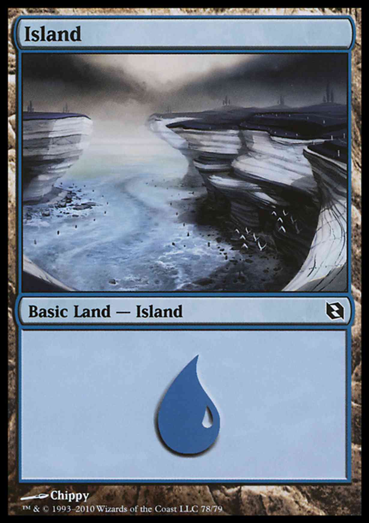 Island (78)  magic card front