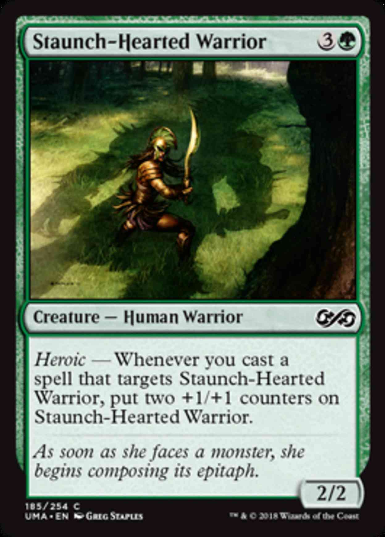 Staunch-Hearted Warrior magic card front