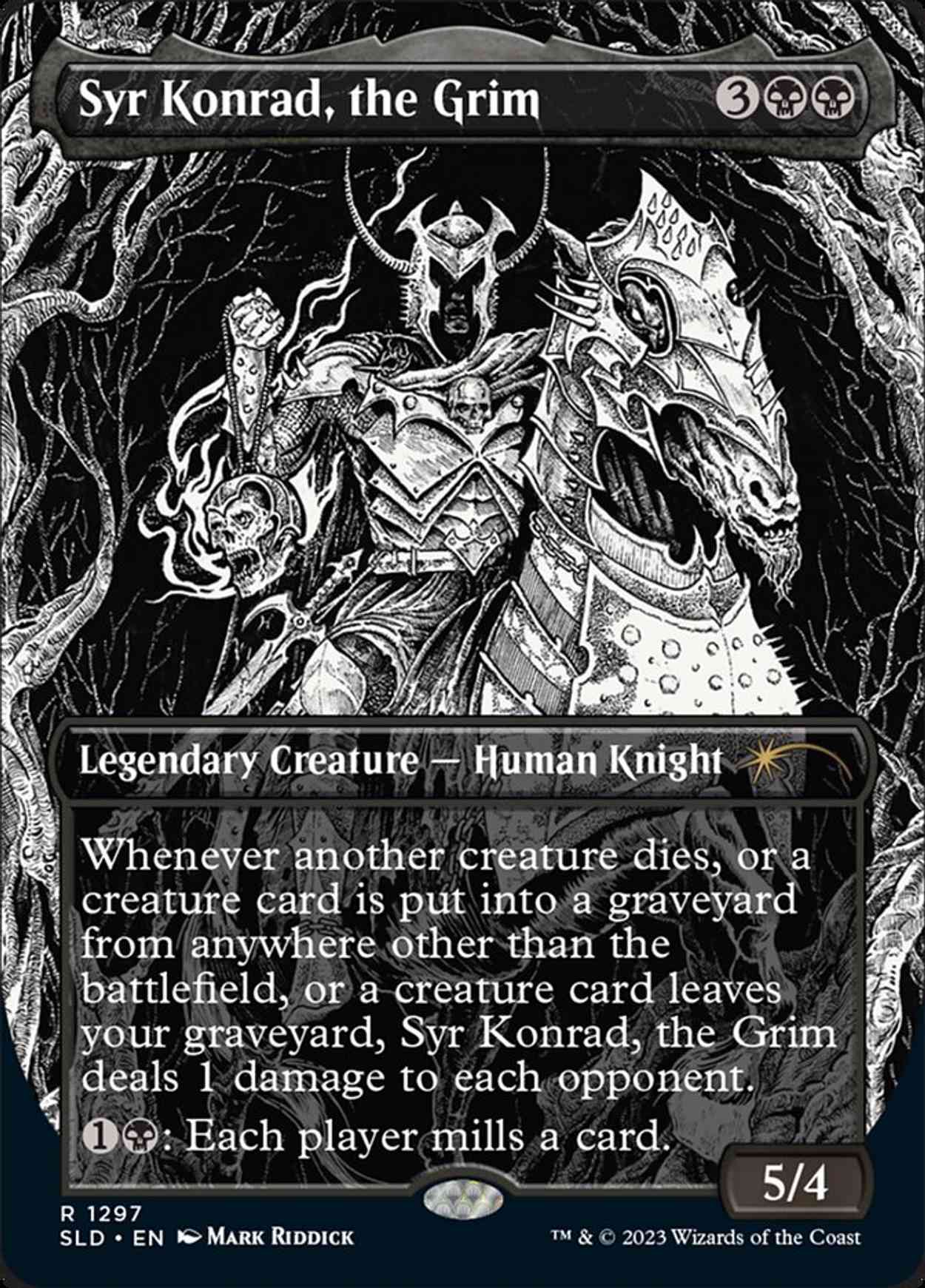 Syr Konrad, the Grim magic card front