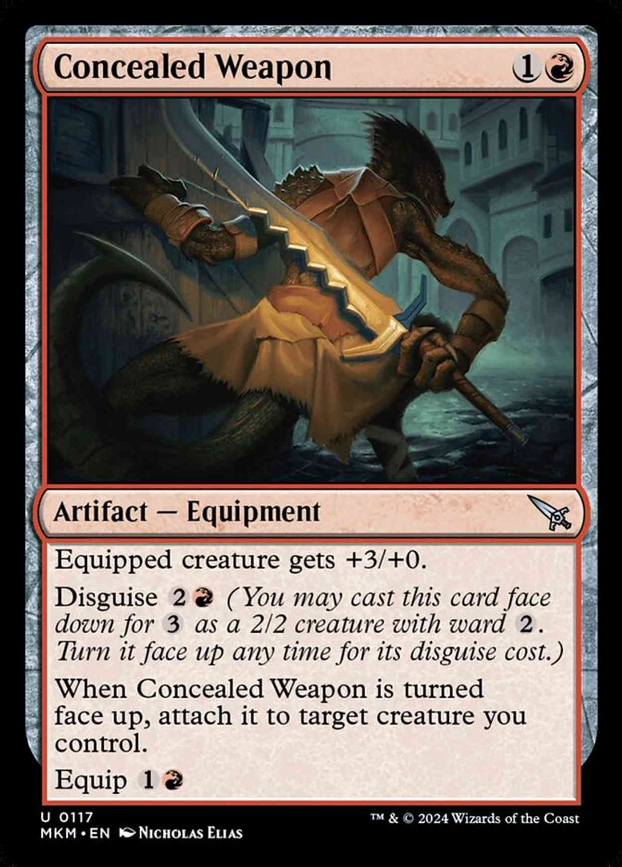 Concealed Weapon magic card front