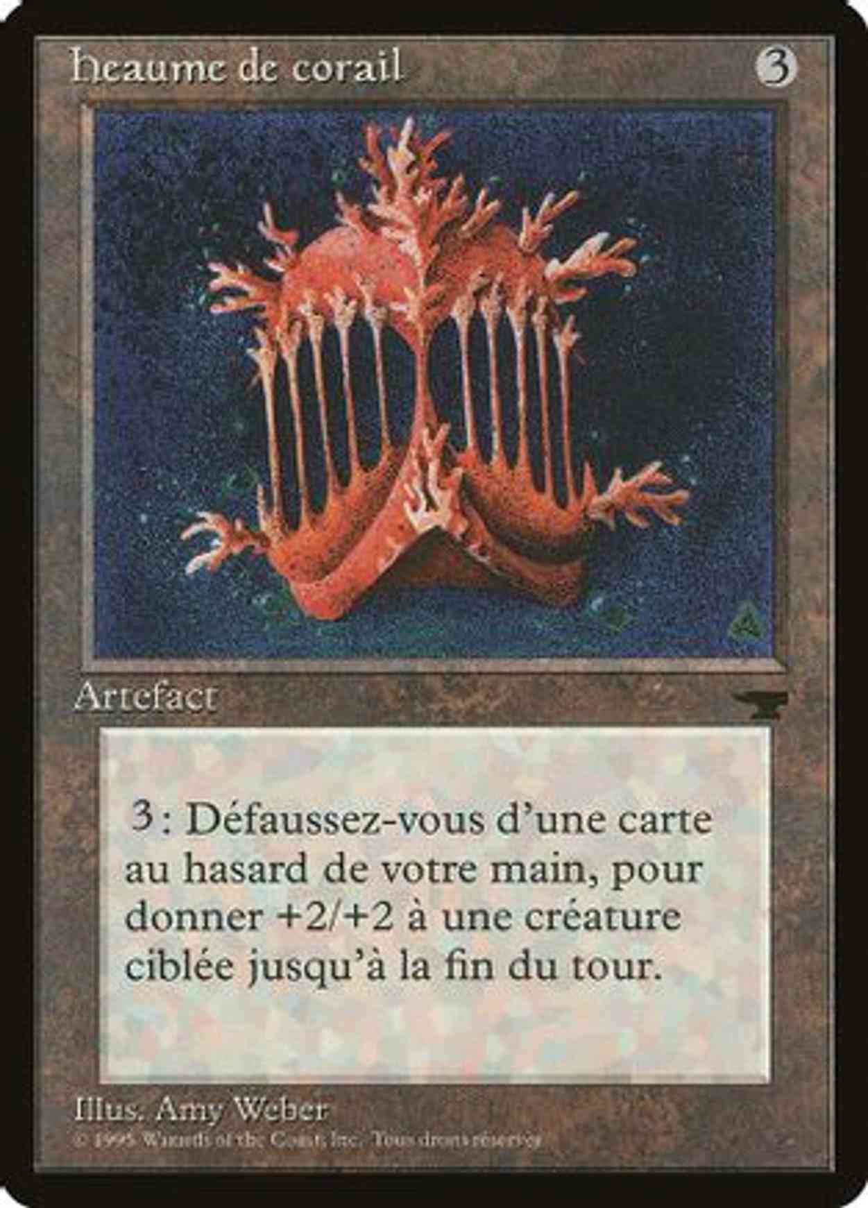Coral Helm (French) - "Heaume de corail" magic card front