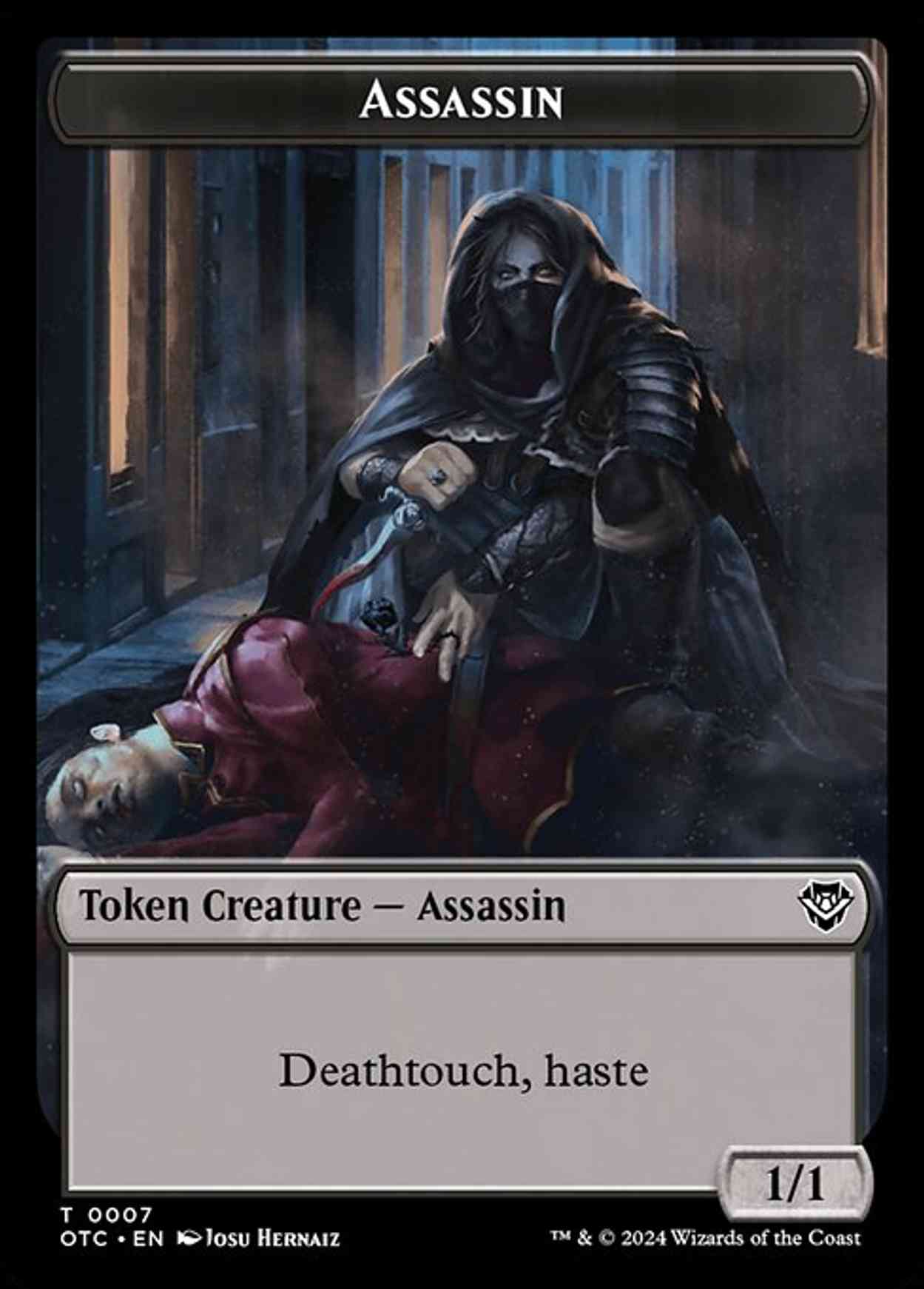 Assassin // Food Double-Sided Token magic card front