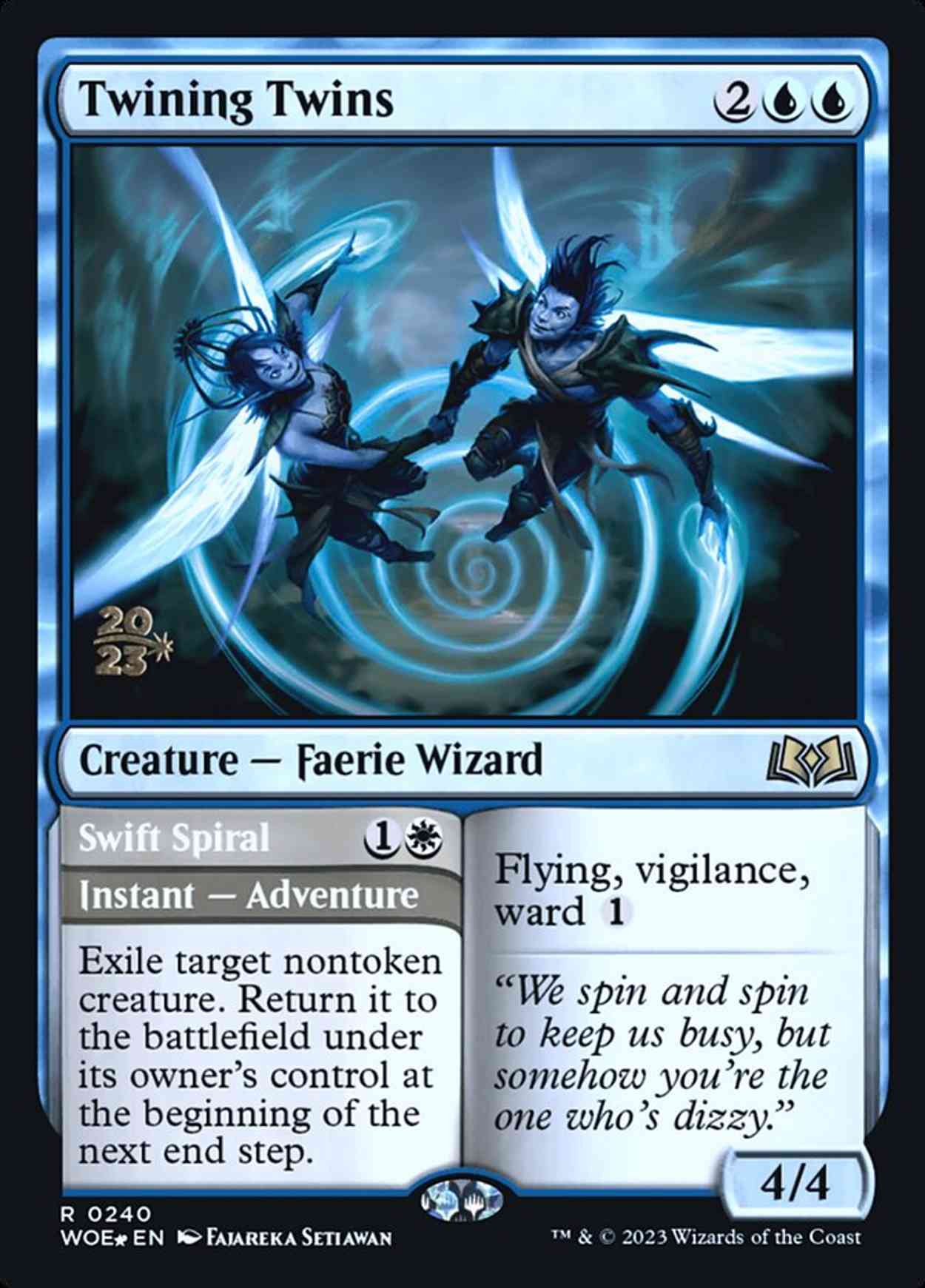 Twining Twins magic card front