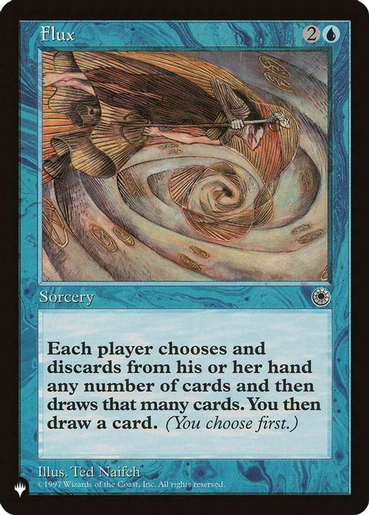 Flux magic card front