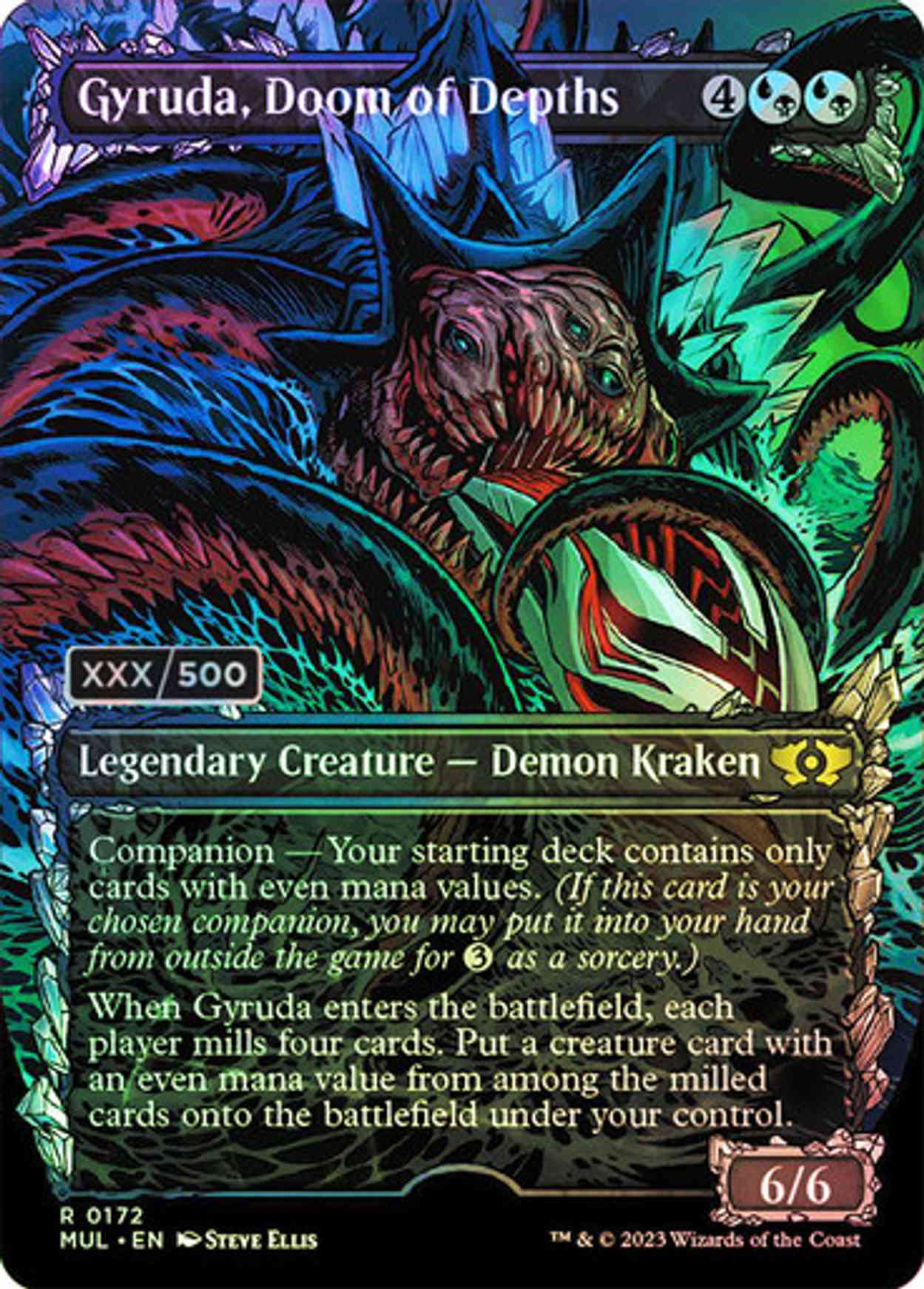 Gyruda, Doom of Depths (Serialized) magic card front