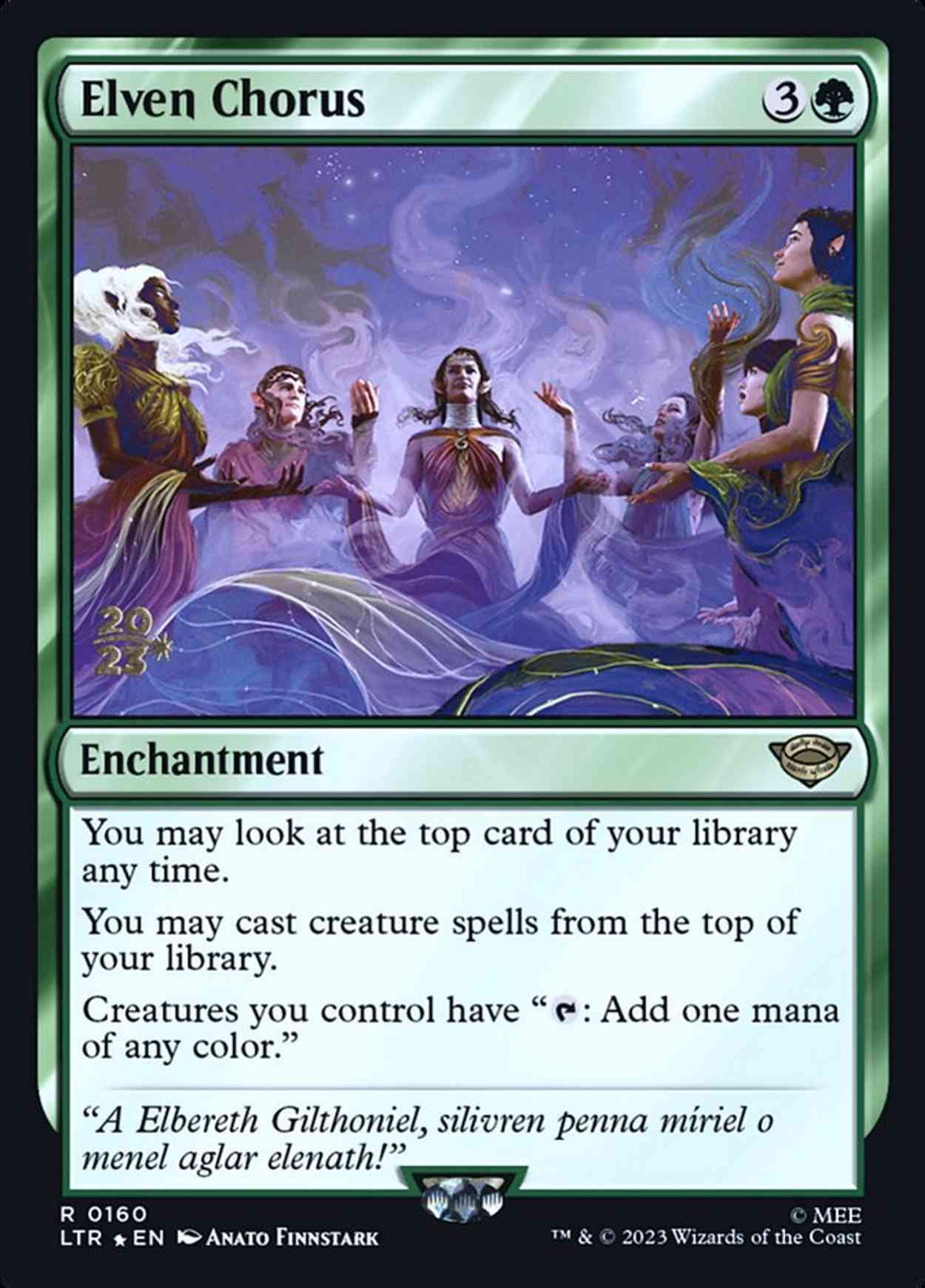 Elven Chorus magic card front