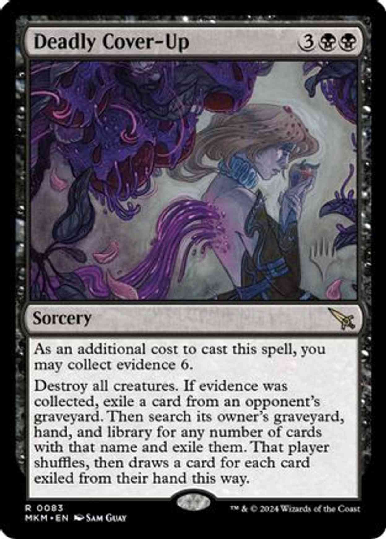 Deadly Cover-Up magic card front