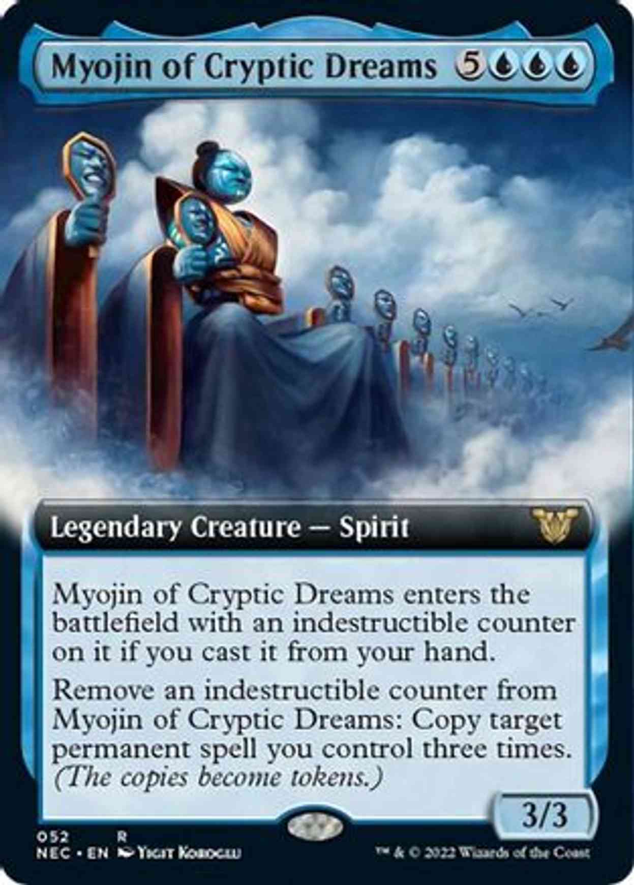 Myojin of Cryptic Dreams (Extended Art) magic card front