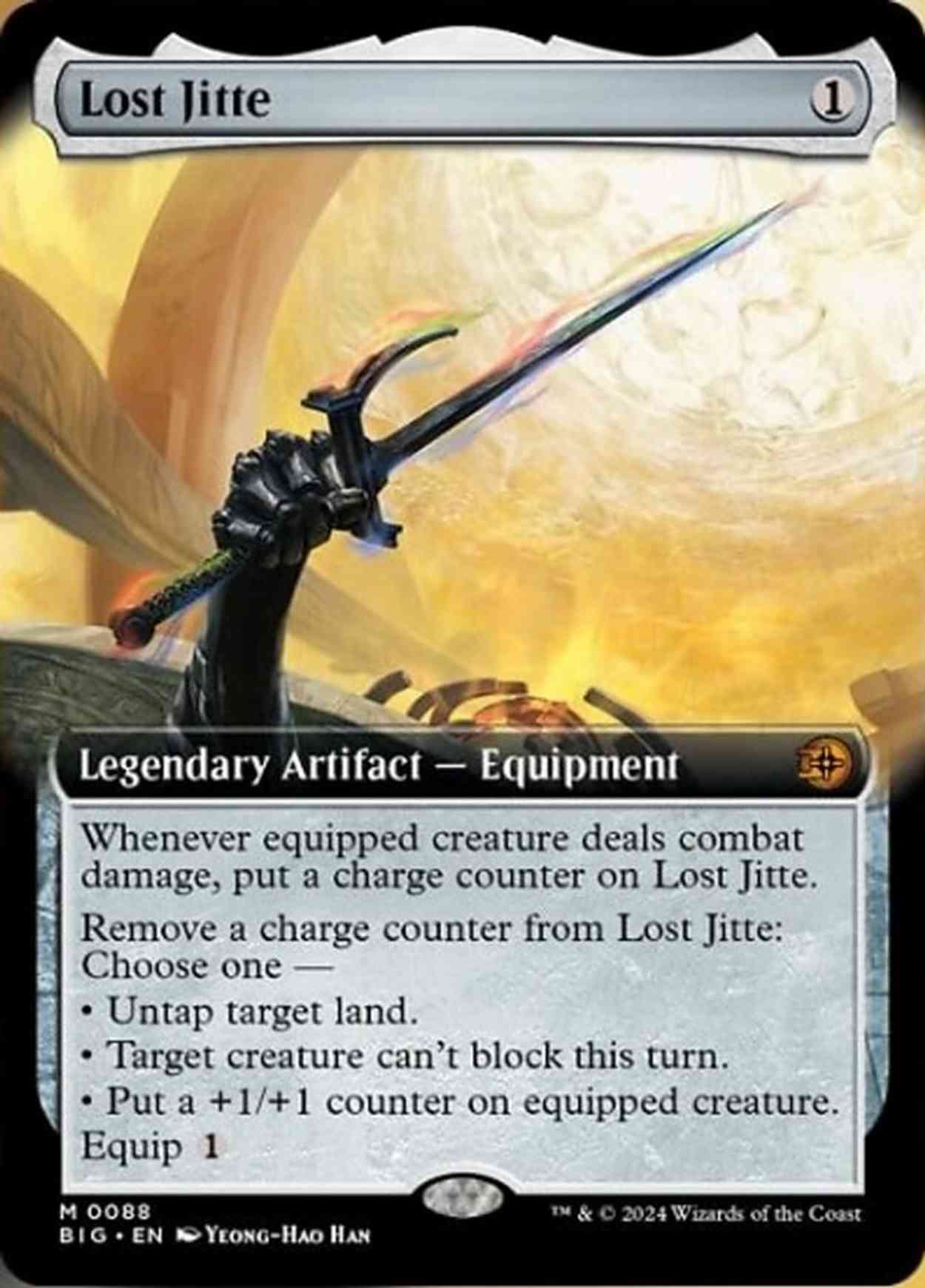 Lost Jitte (Extended Art) magic card front