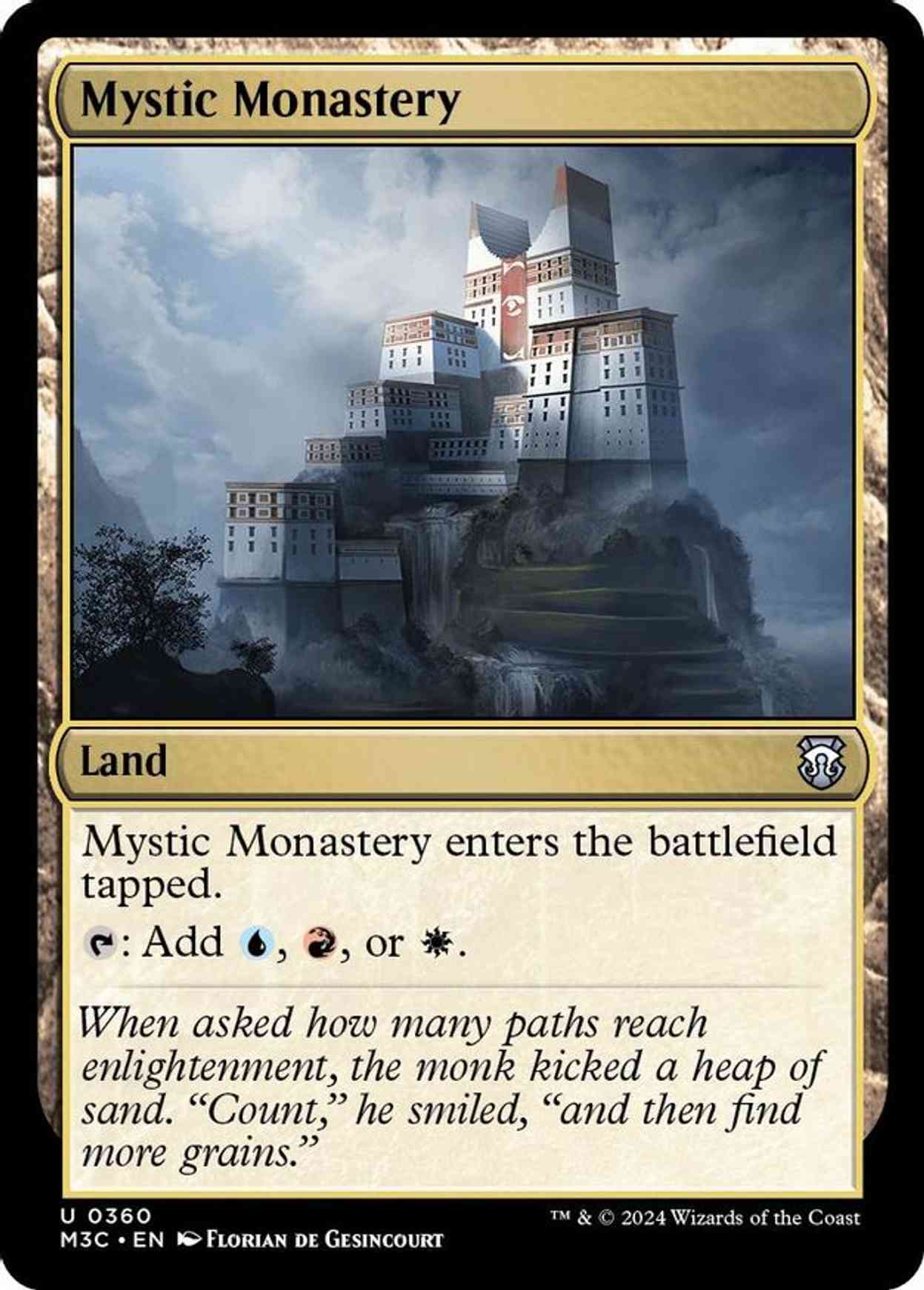 Mystic Monastery (Ripple Foil) magic card front