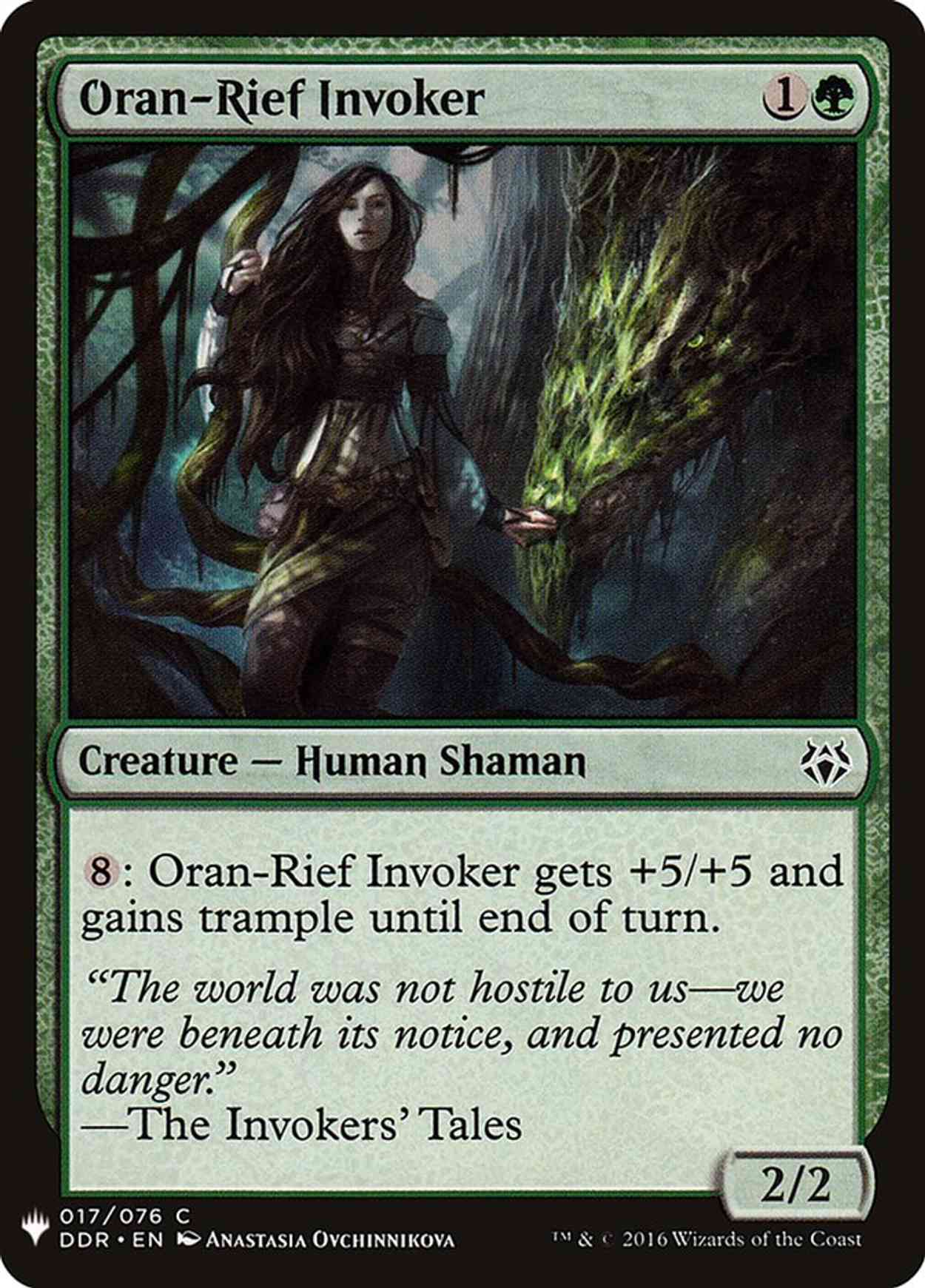 Oran-Rief Invoker magic card front
