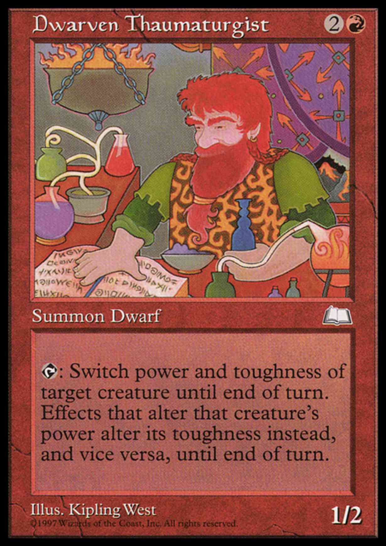 Dwarven Thaumaturgist magic card front