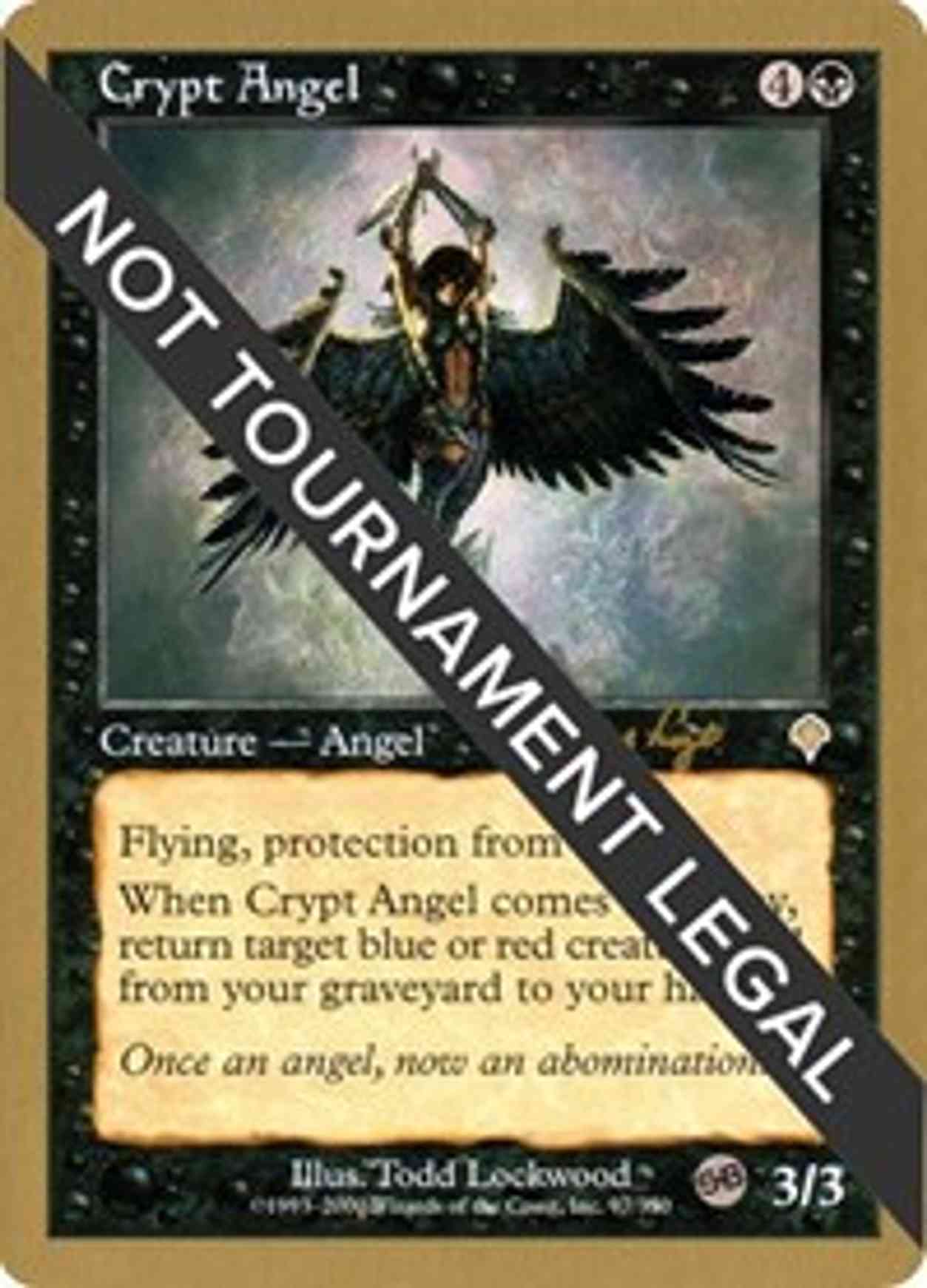 Crypt Angel - 2001 Tom van de Logt (INV) (SB) magic card front
