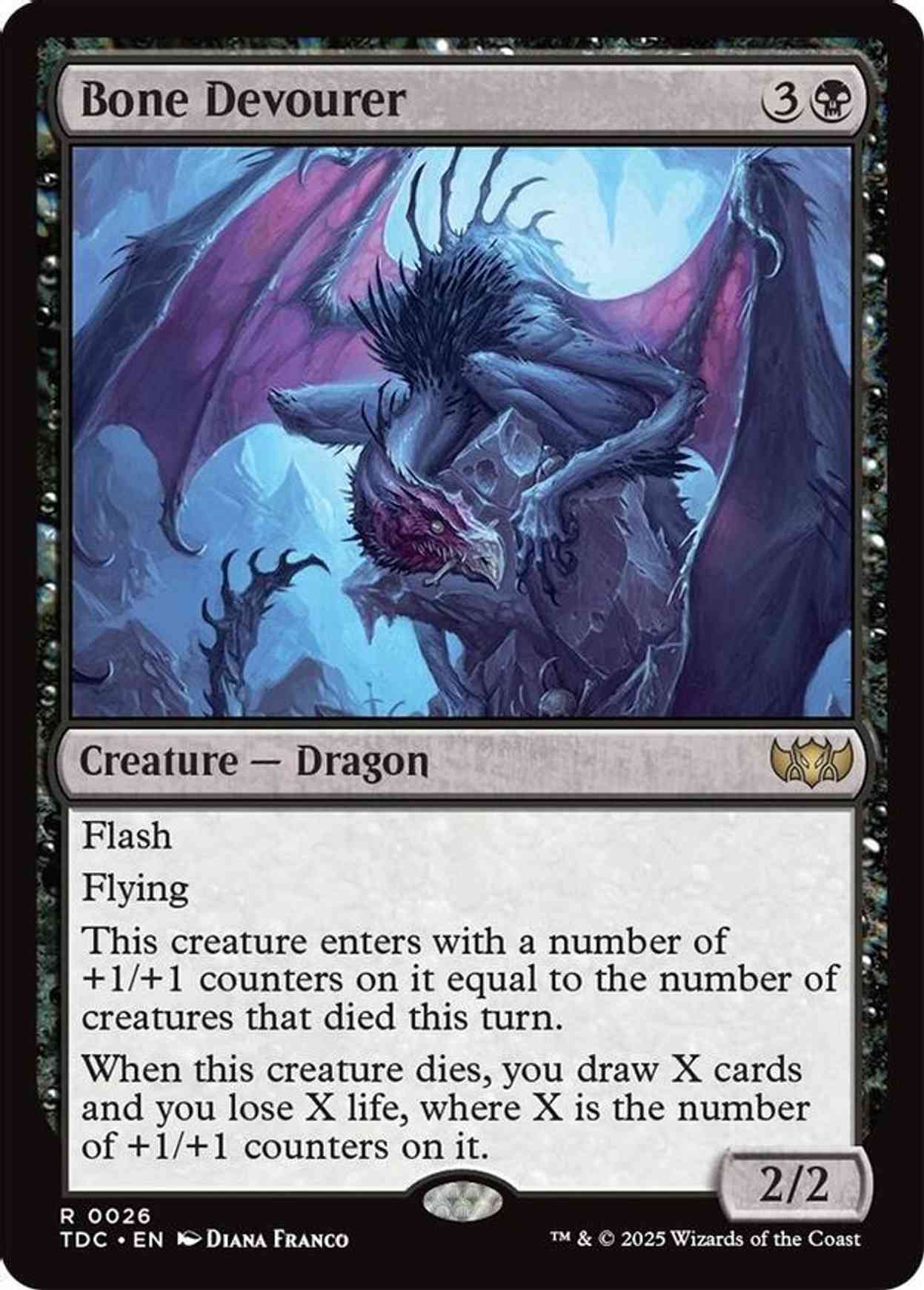 Bone Devourer magic card front