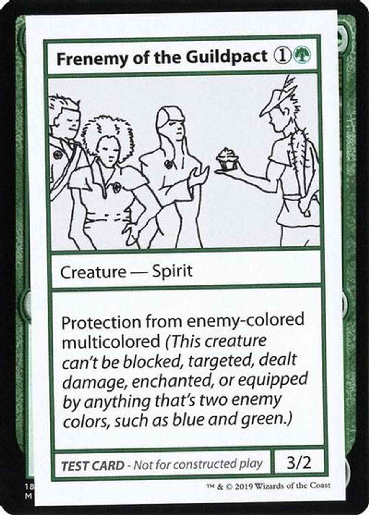 Frenemy of the Guildpact (No PW Symbol) magic card front