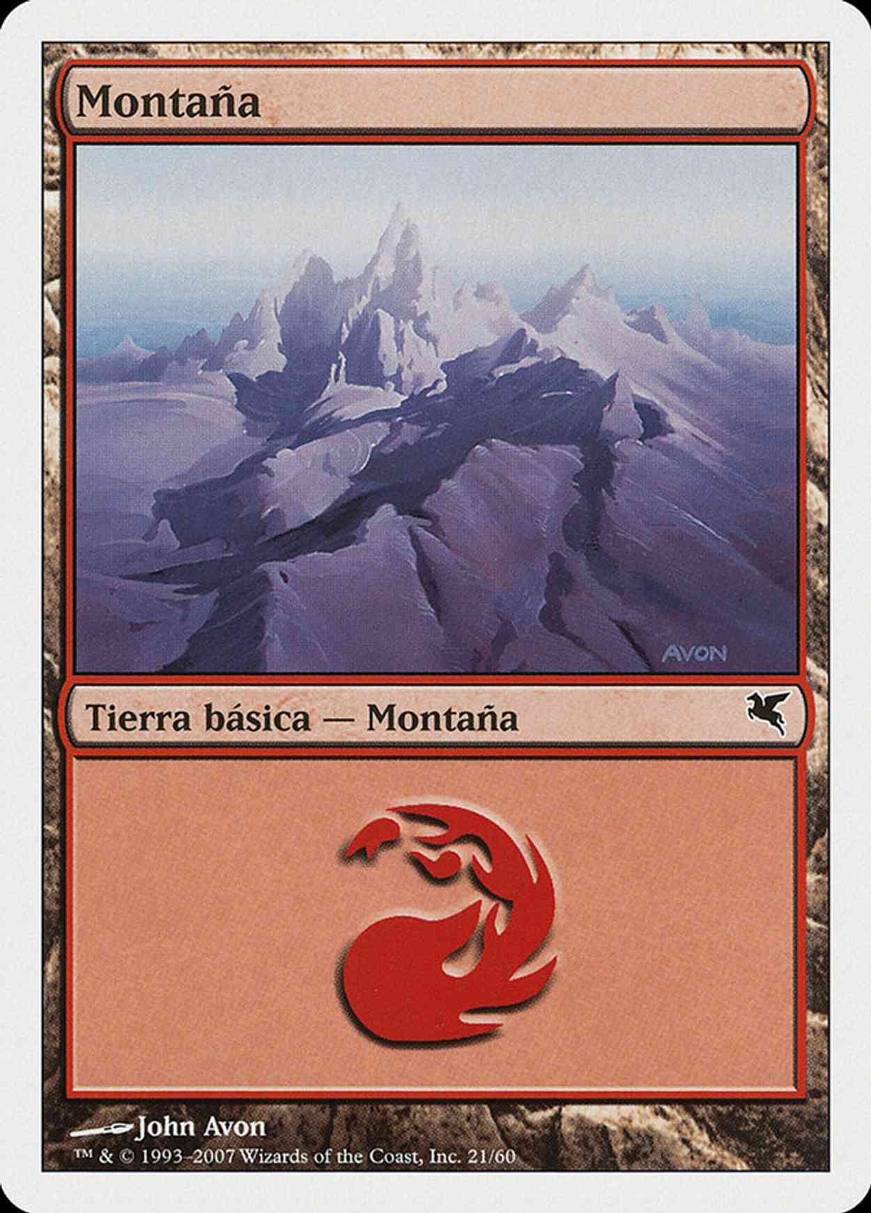 Mountain (Retro Frame) magic card front