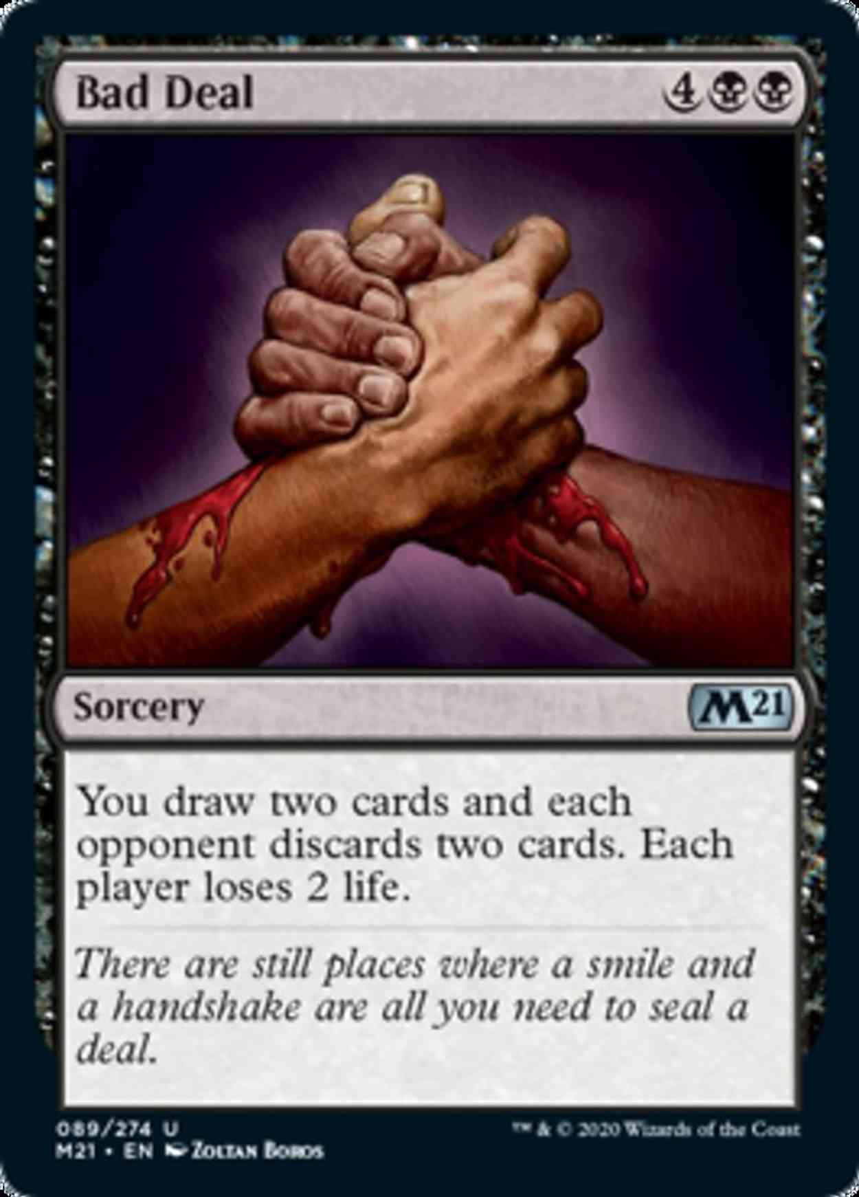 Bad Deal magic card front