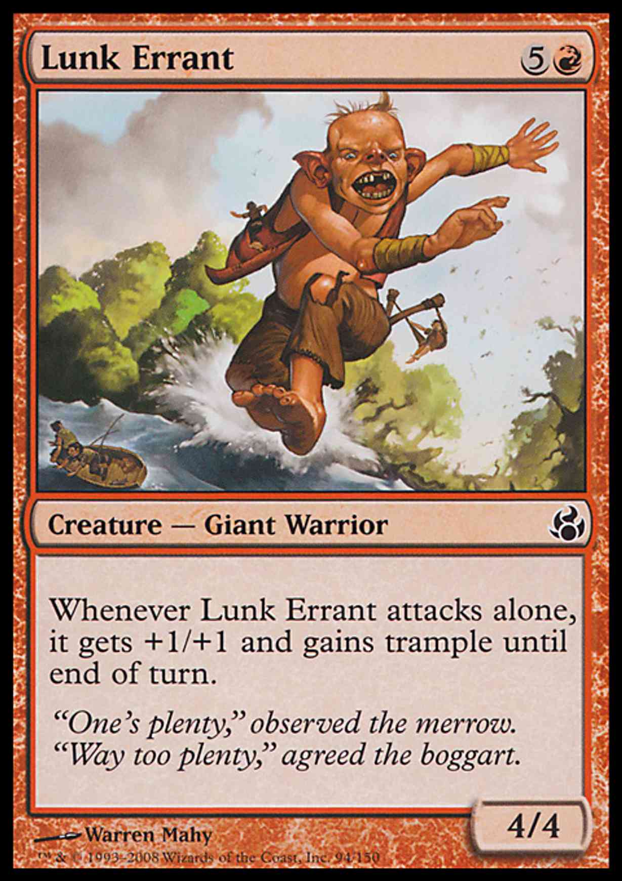 Lunk Errant magic card front