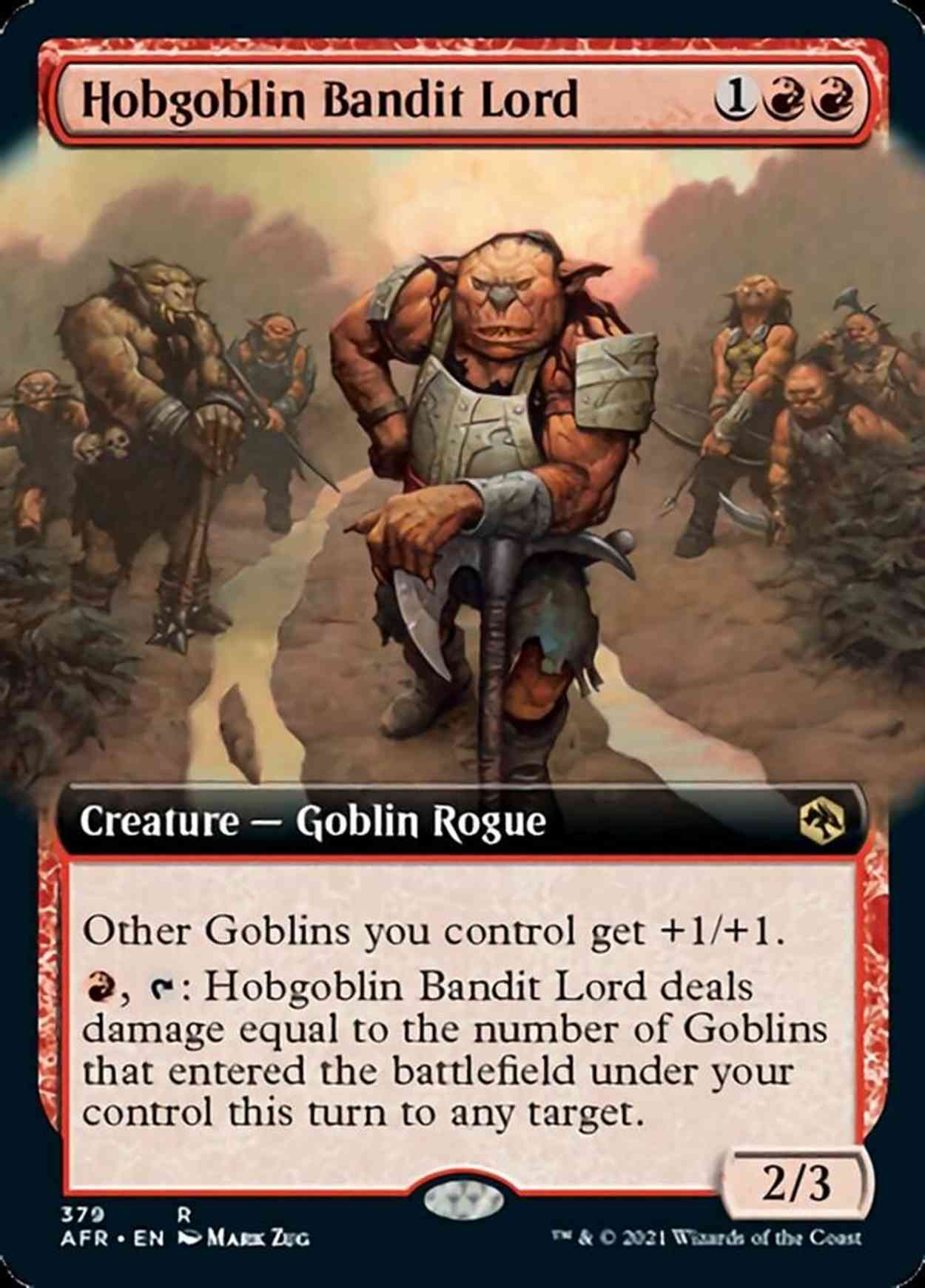 Hobgoblin Bandit Lord (Extended Art) magic card front