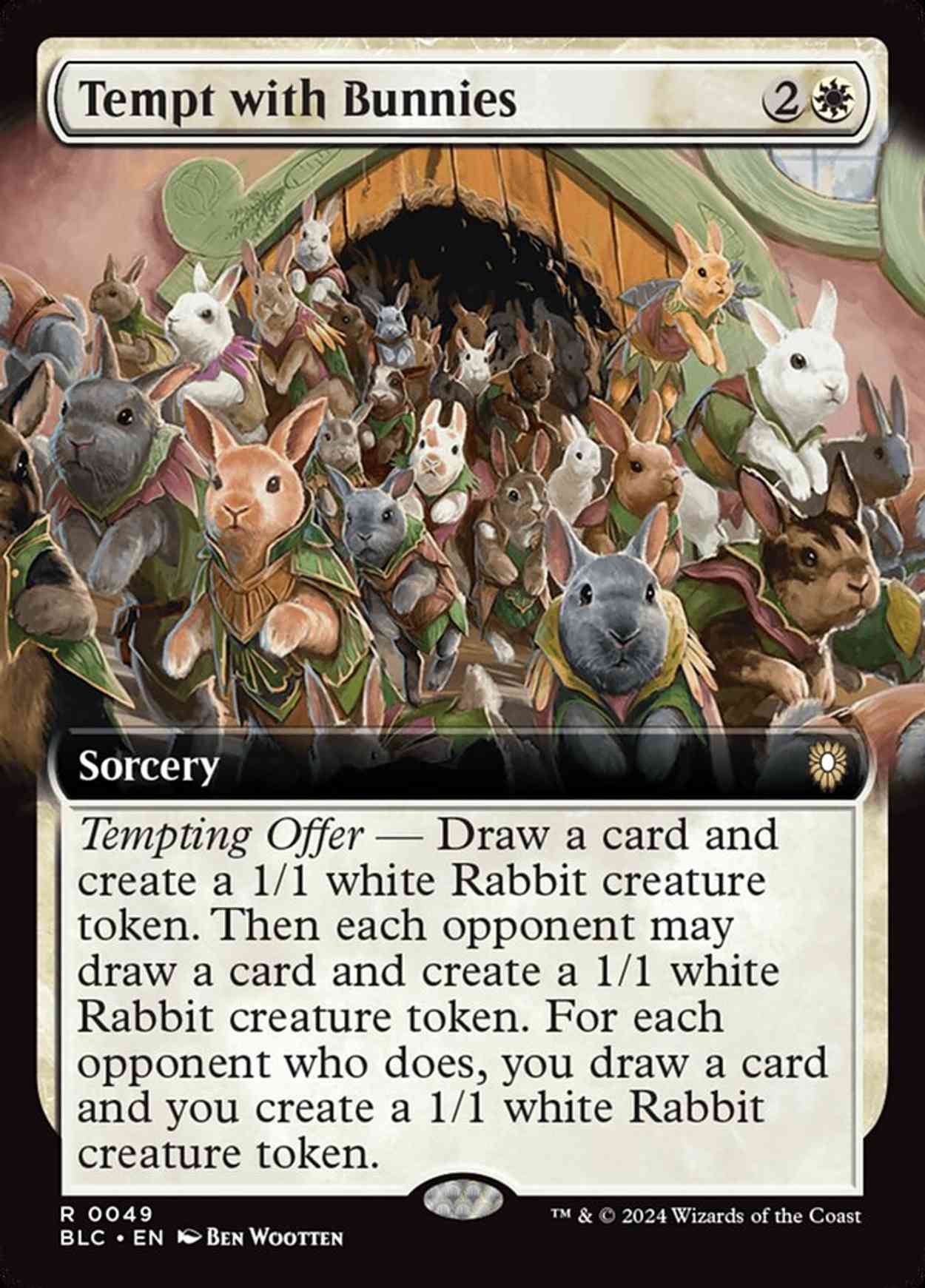 Tempt with Bunnies magic card front