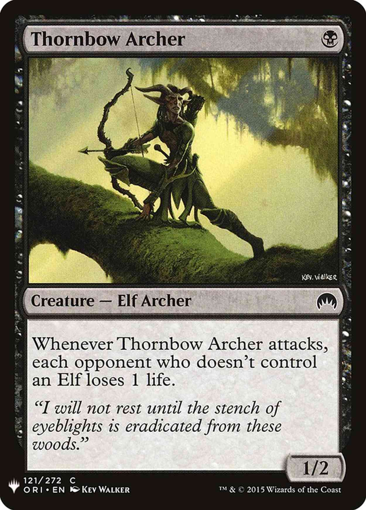 Thornbow Archer magic card front