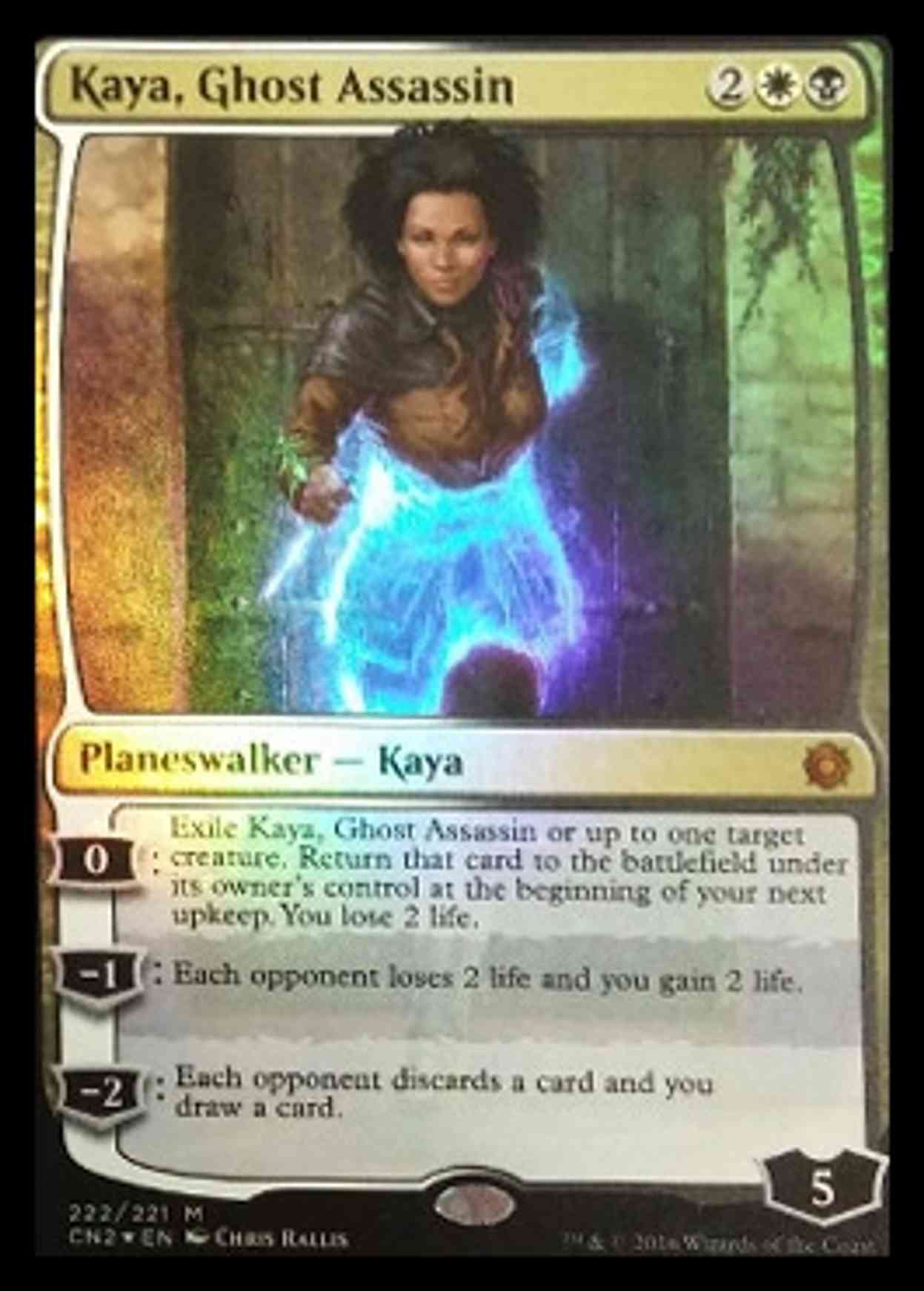 Kaya, Ghost Assassin (Alternate Art Foil) magic card front