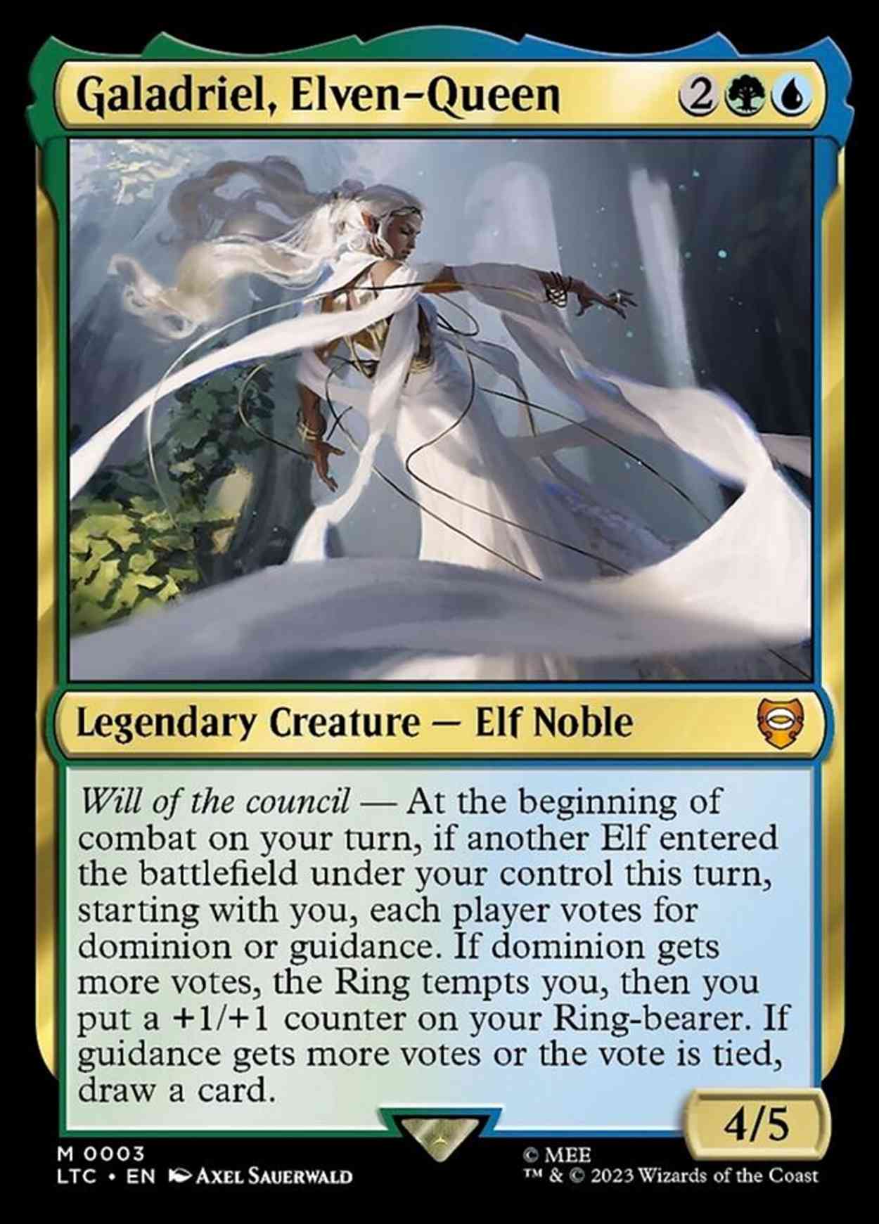 Galadriel, Elven-Queen magic card front