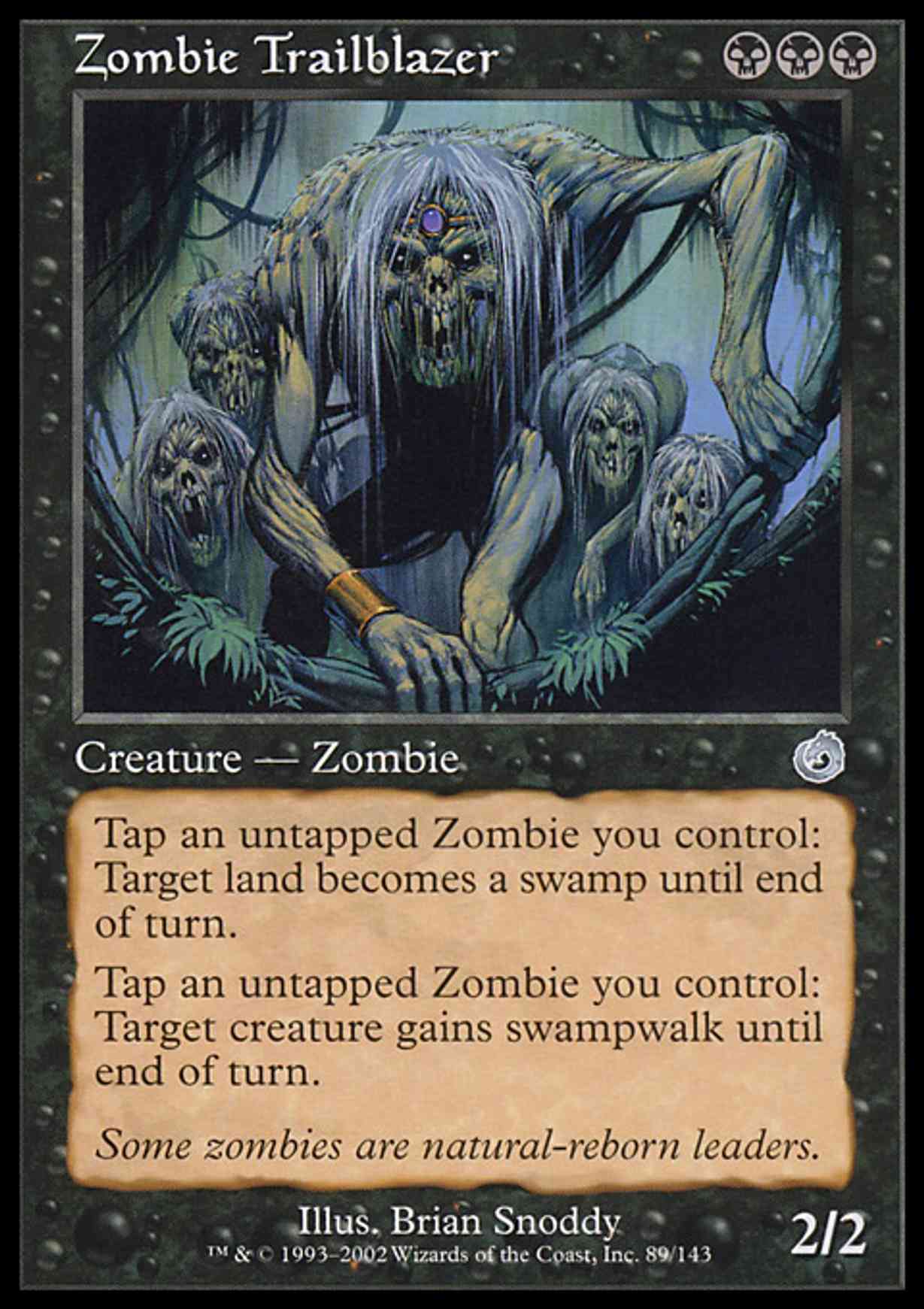 Zombie Trailblazer magic card front