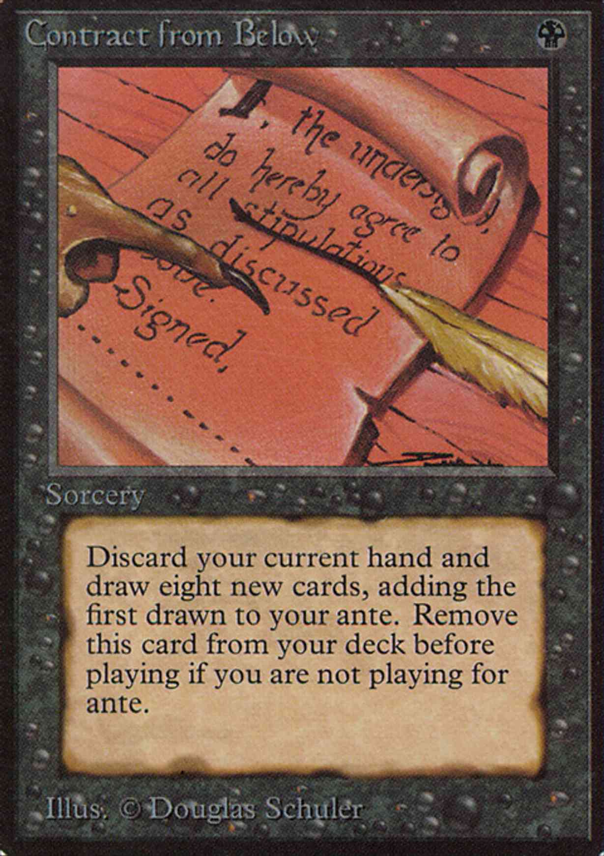 Contract from Below magic card front