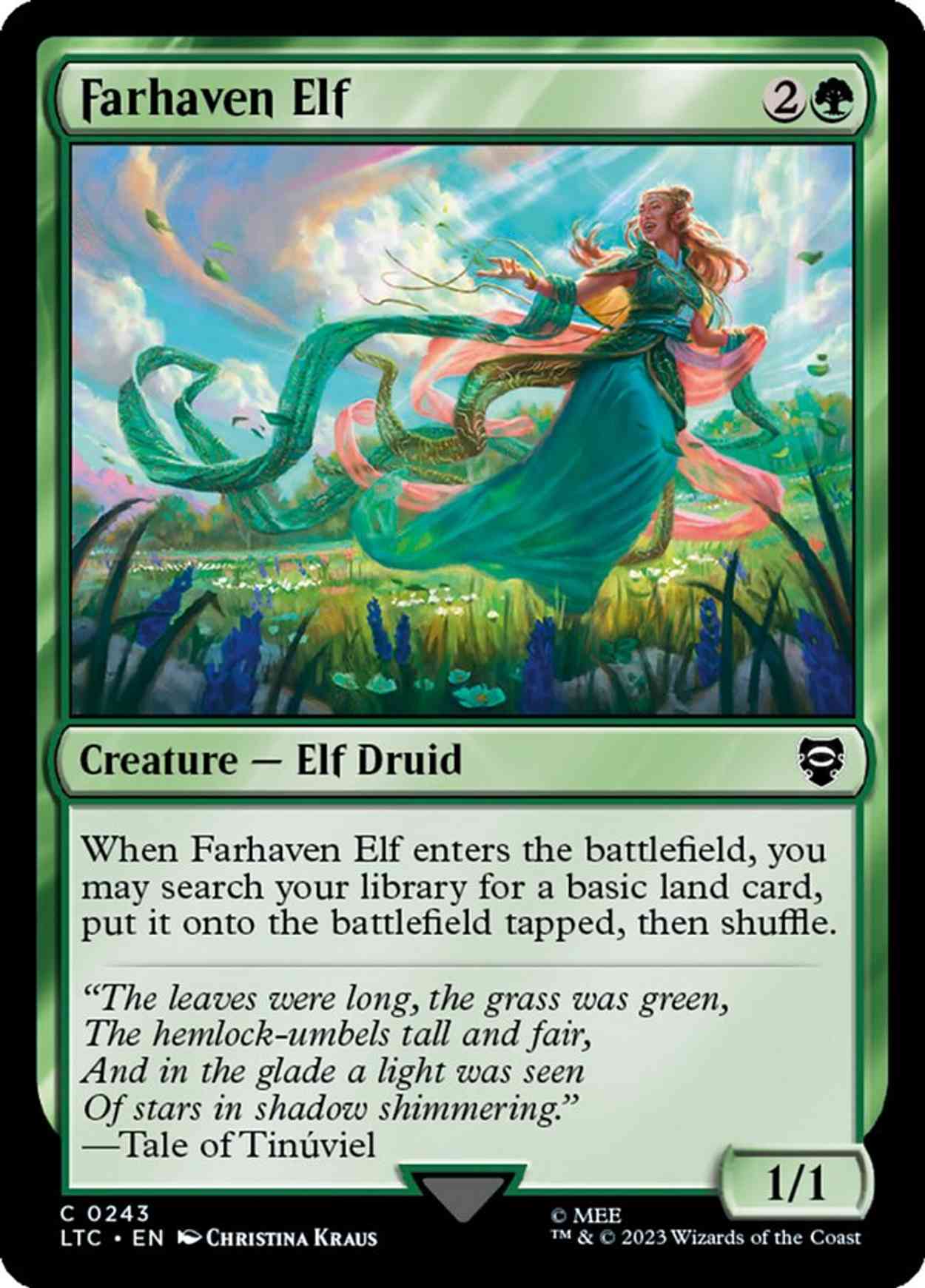 Farhaven Elf magic card front