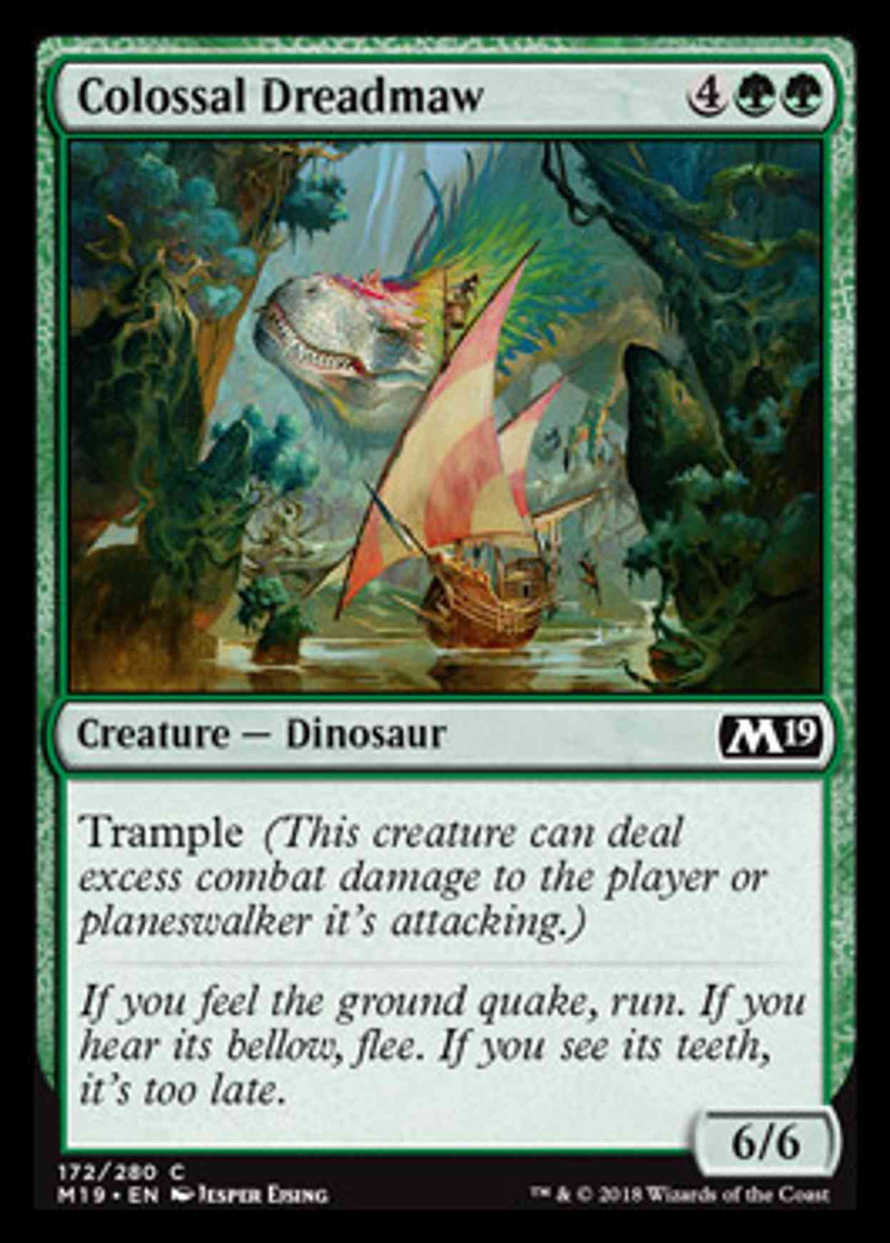 Colossal Dreadmaw magic card front