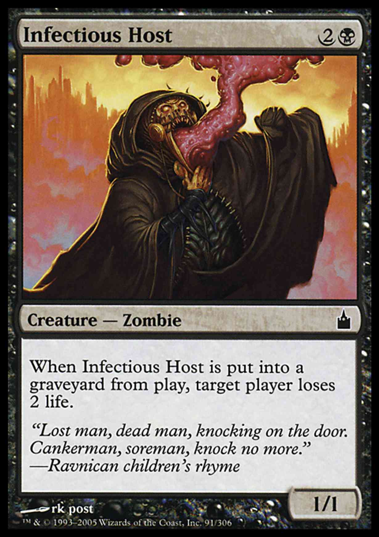 Infectious Host magic card front