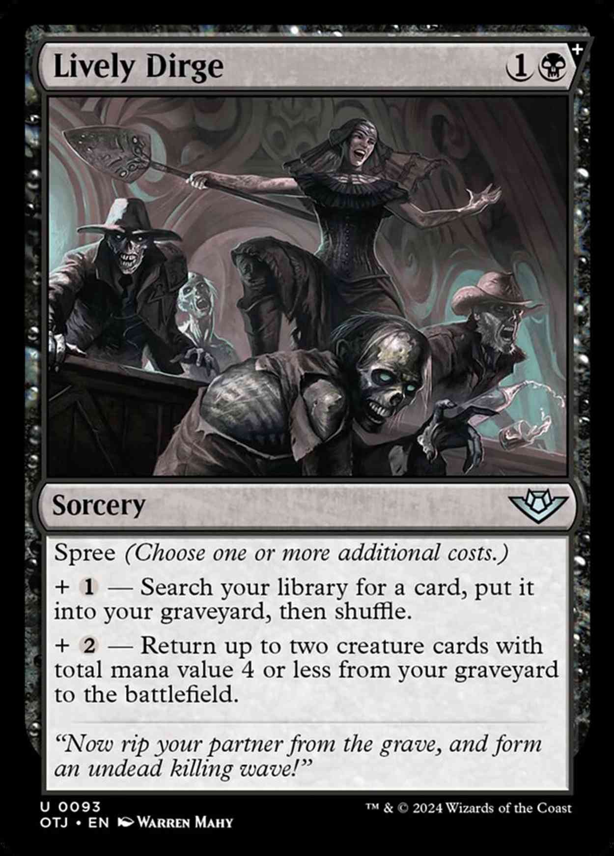 Lively Dirge magic card front