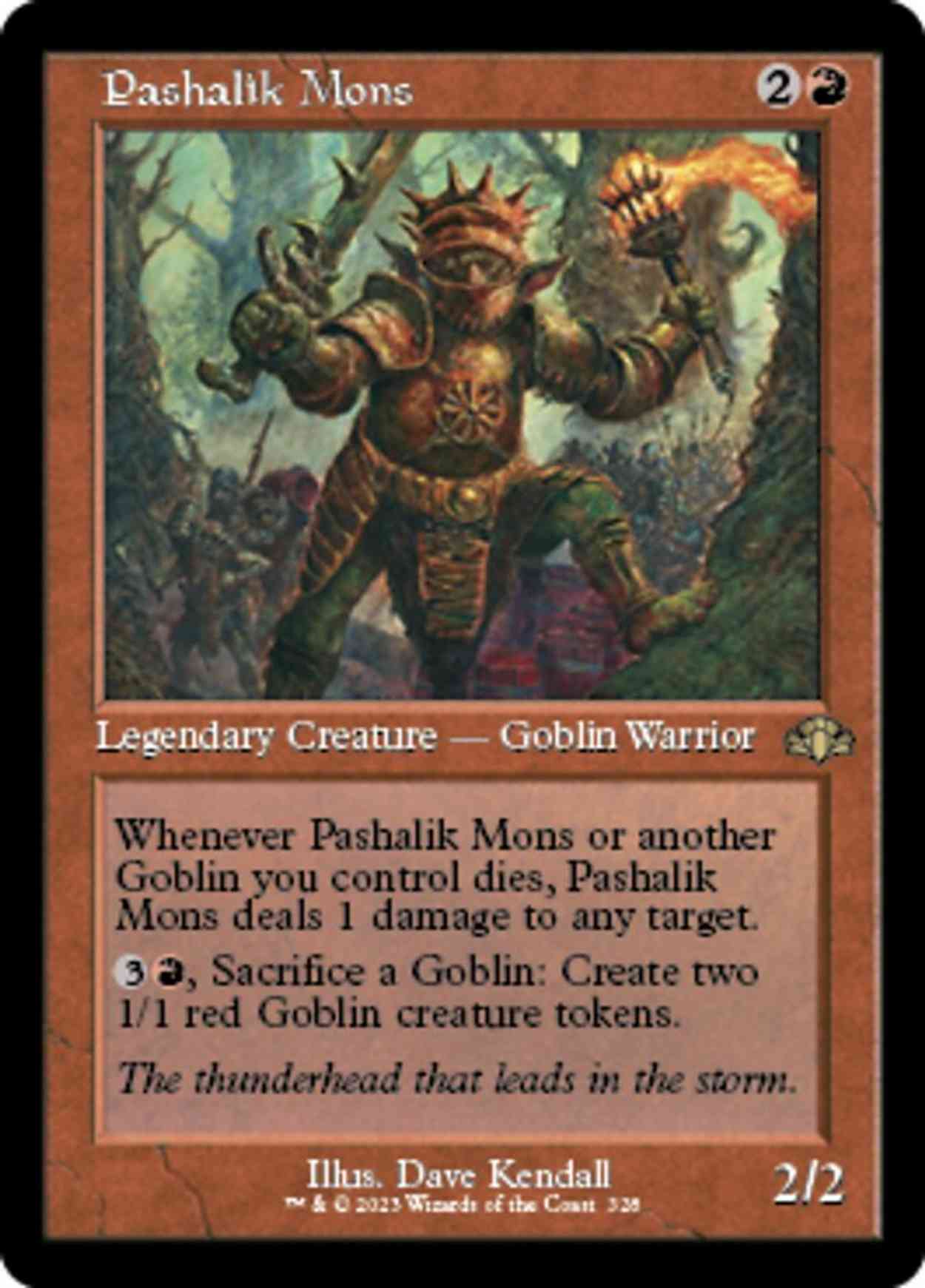Pashalik Mons (Retro Frame) magic card front