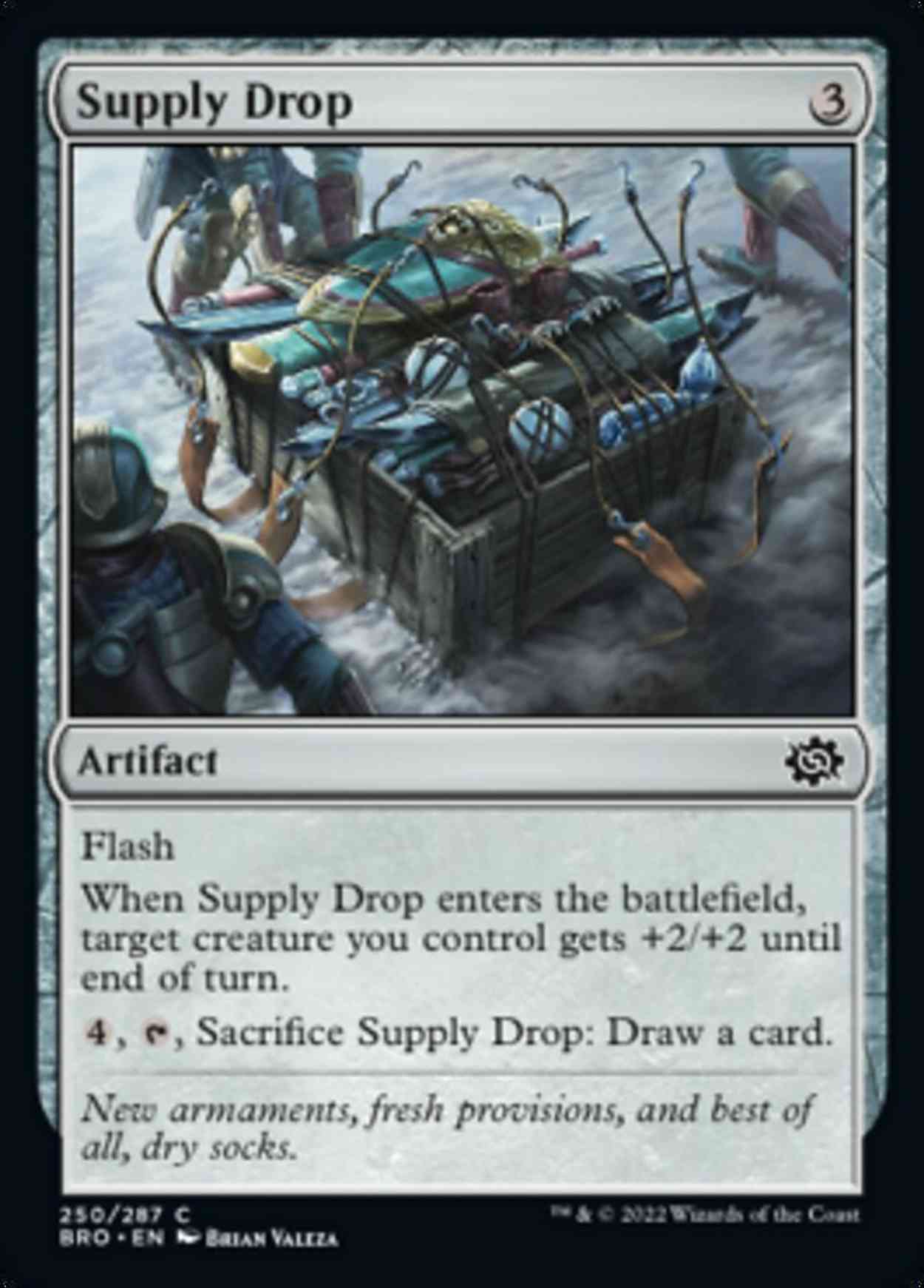 Supply Drop magic card front
