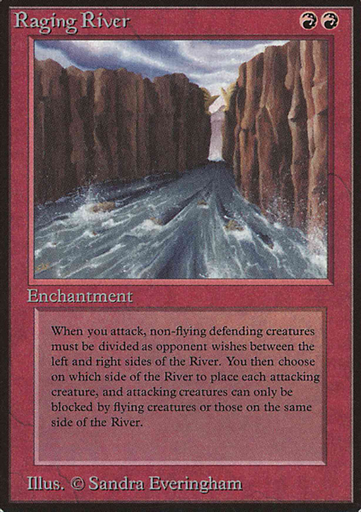 Raging River magic card front