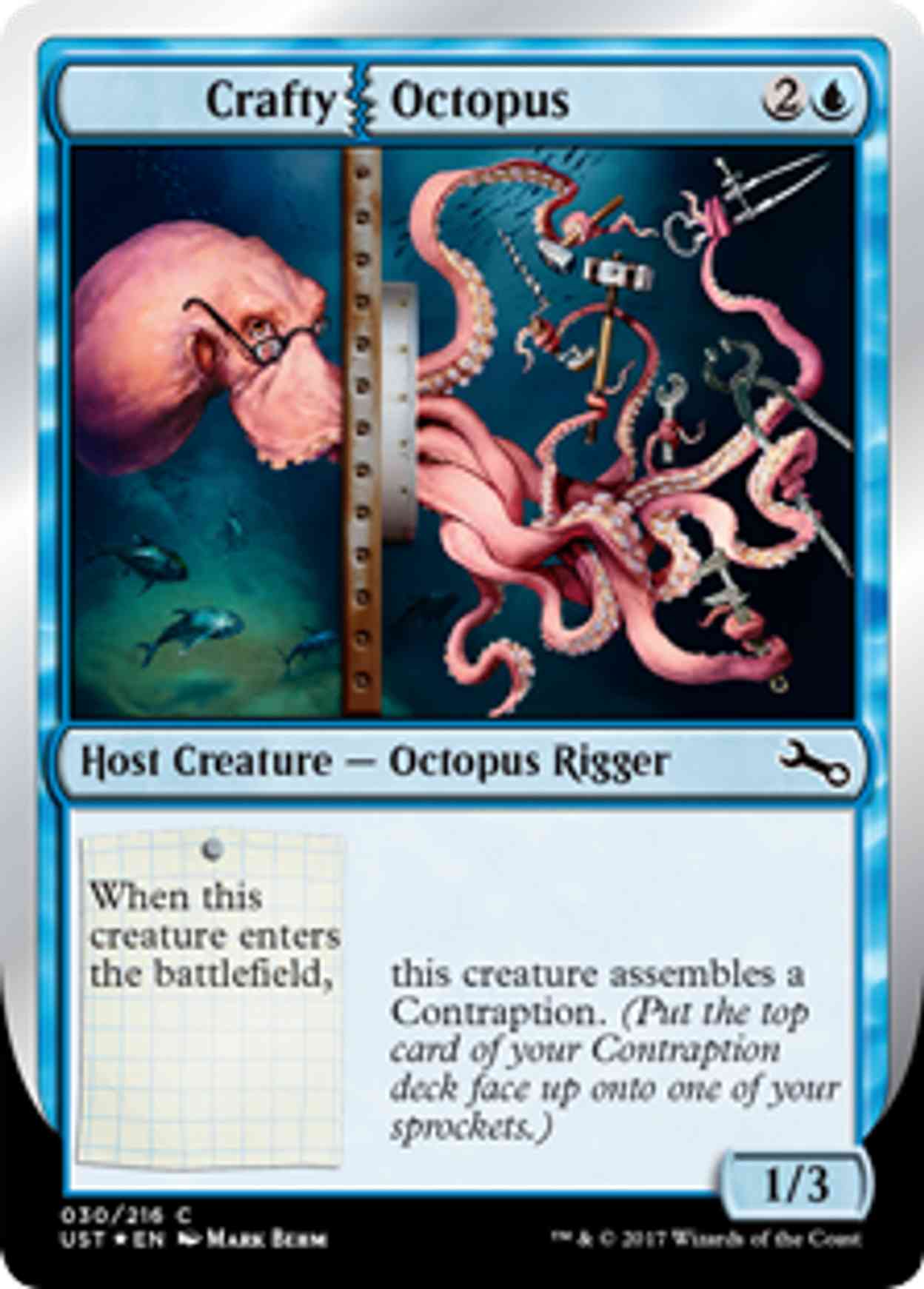 Crafty Octopus magic card front