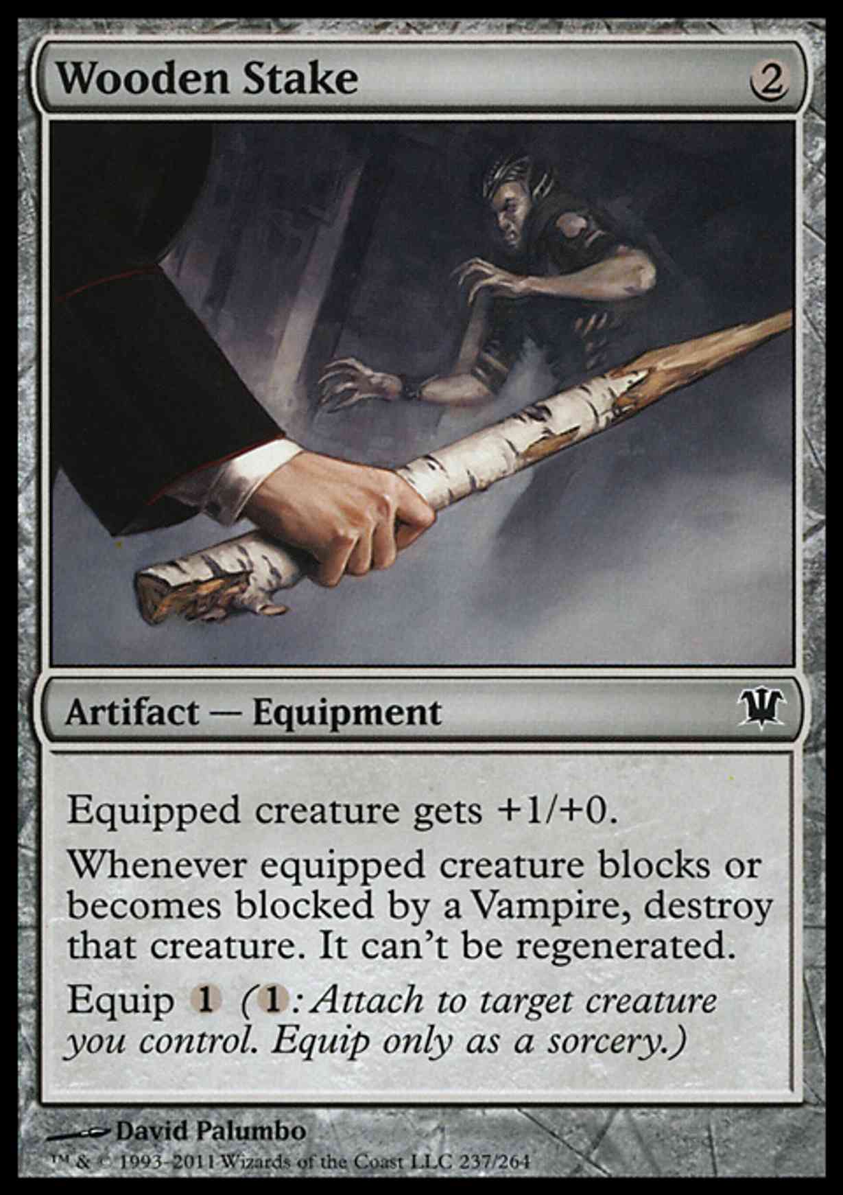 Wooden Stake magic card front