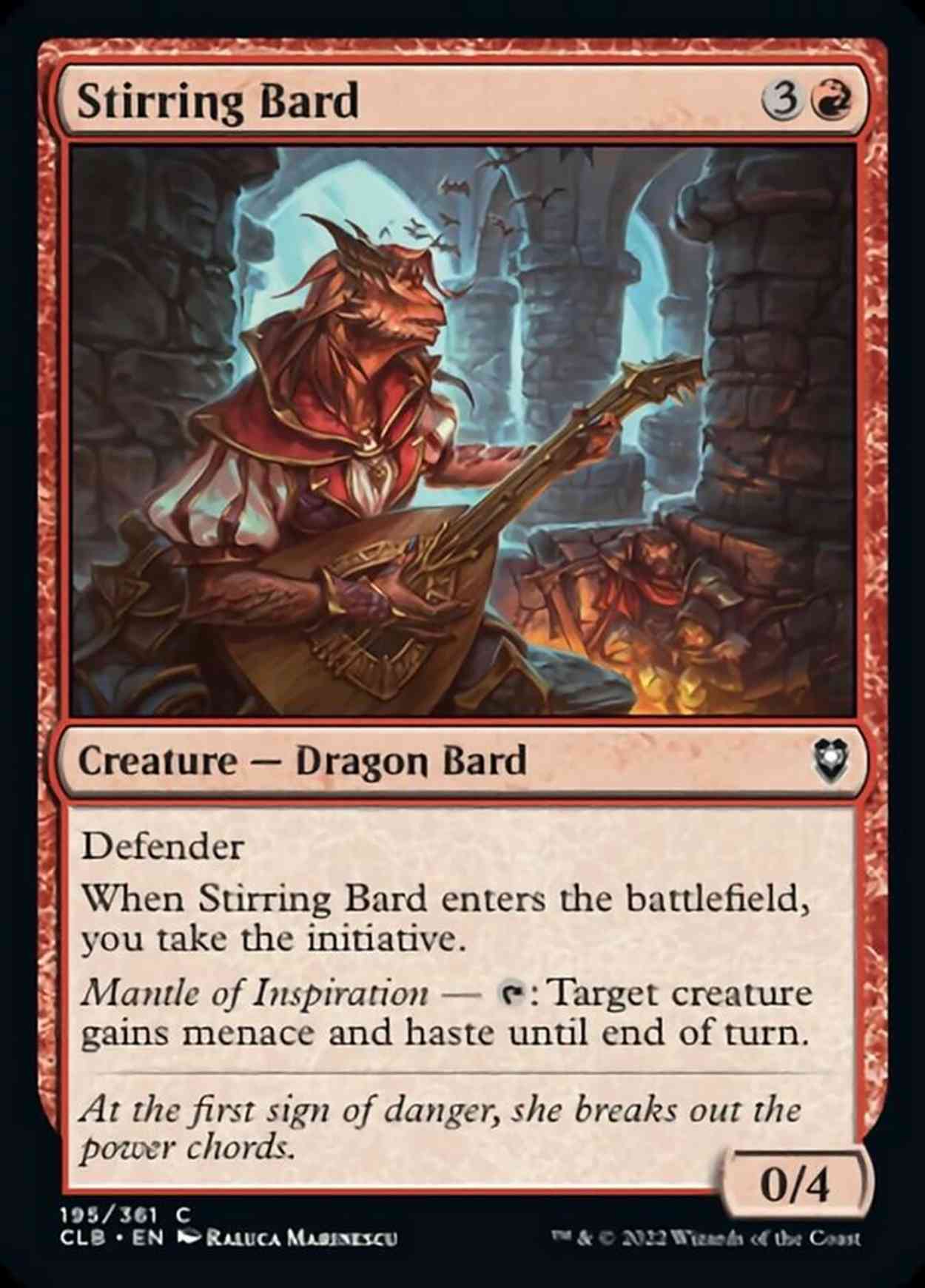 Stirring Bard magic card front