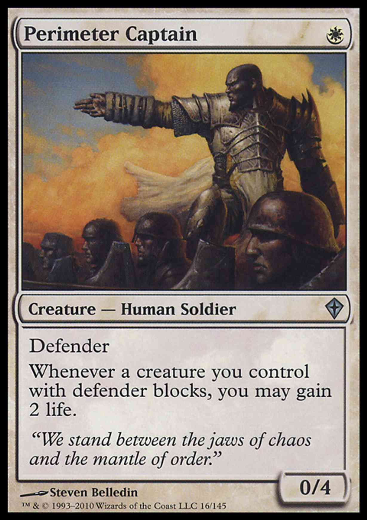 Perimeter Captain magic card front