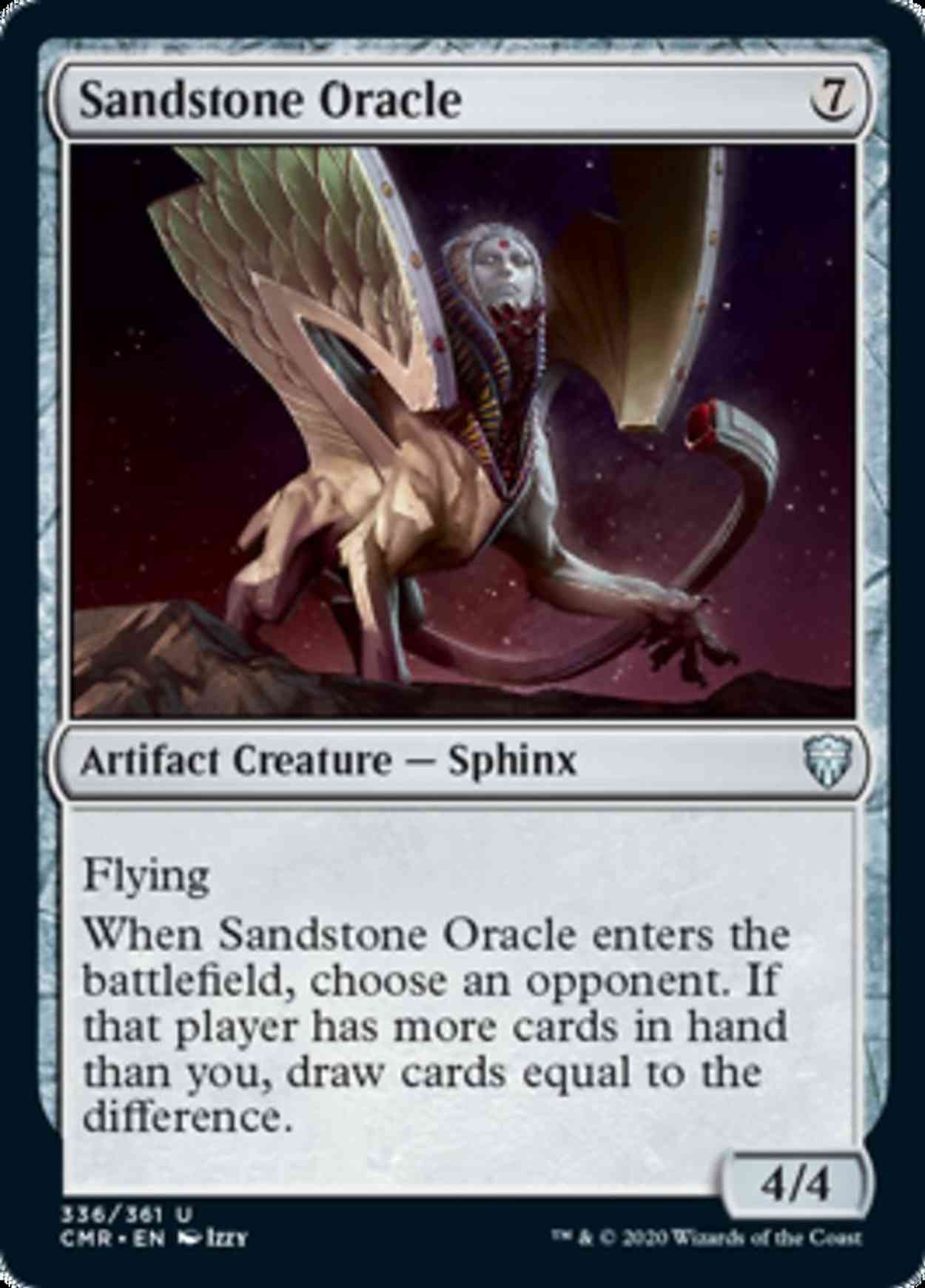 Sandstone Oracle magic card front