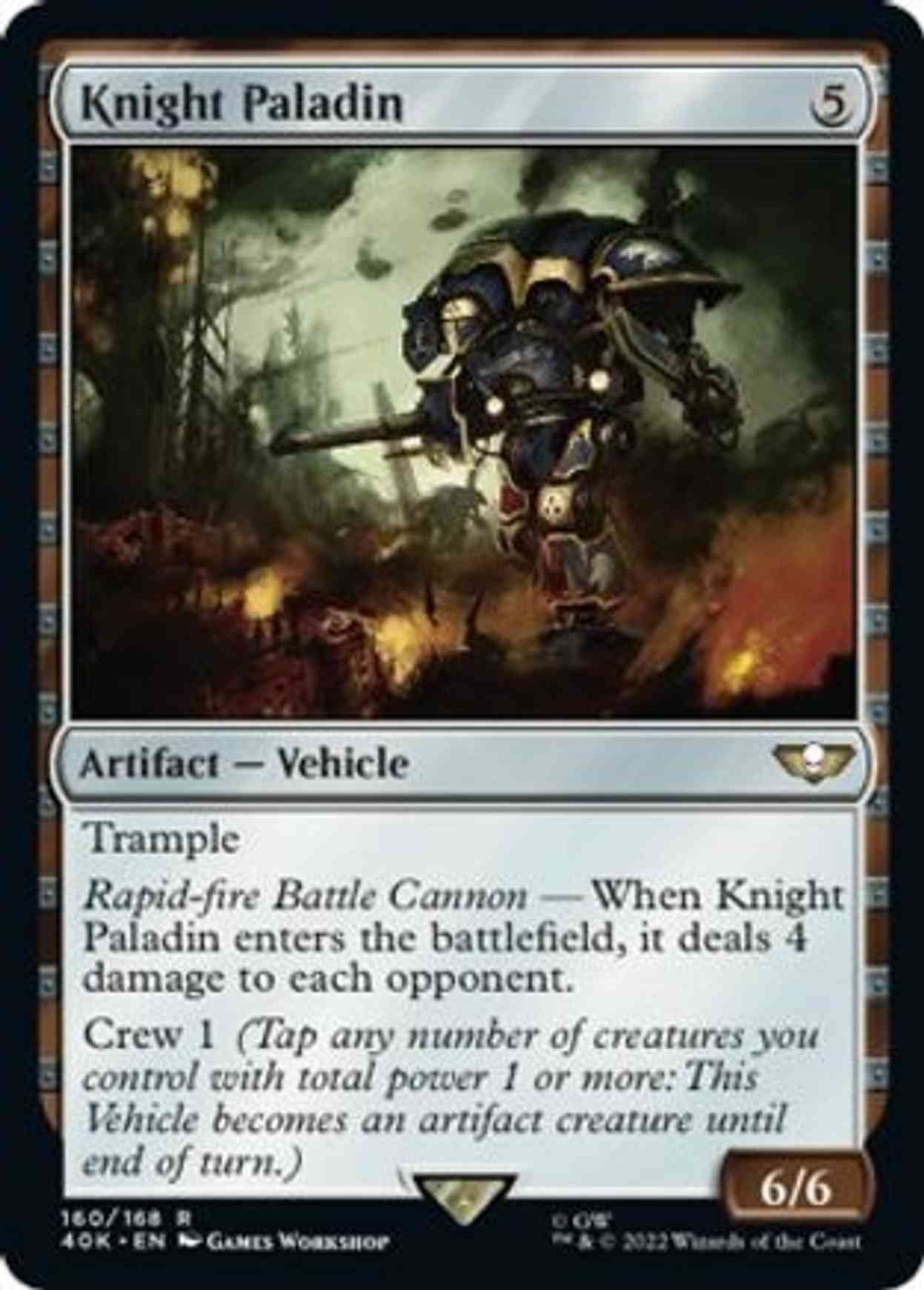 Knight Paladin (Surge Foil) magic card front