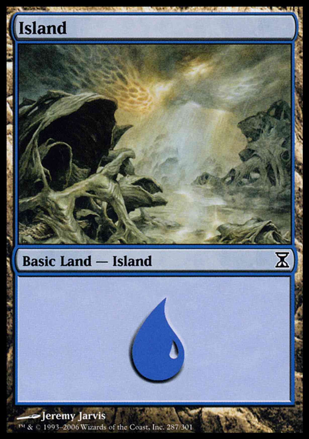 Island (287) magic card front