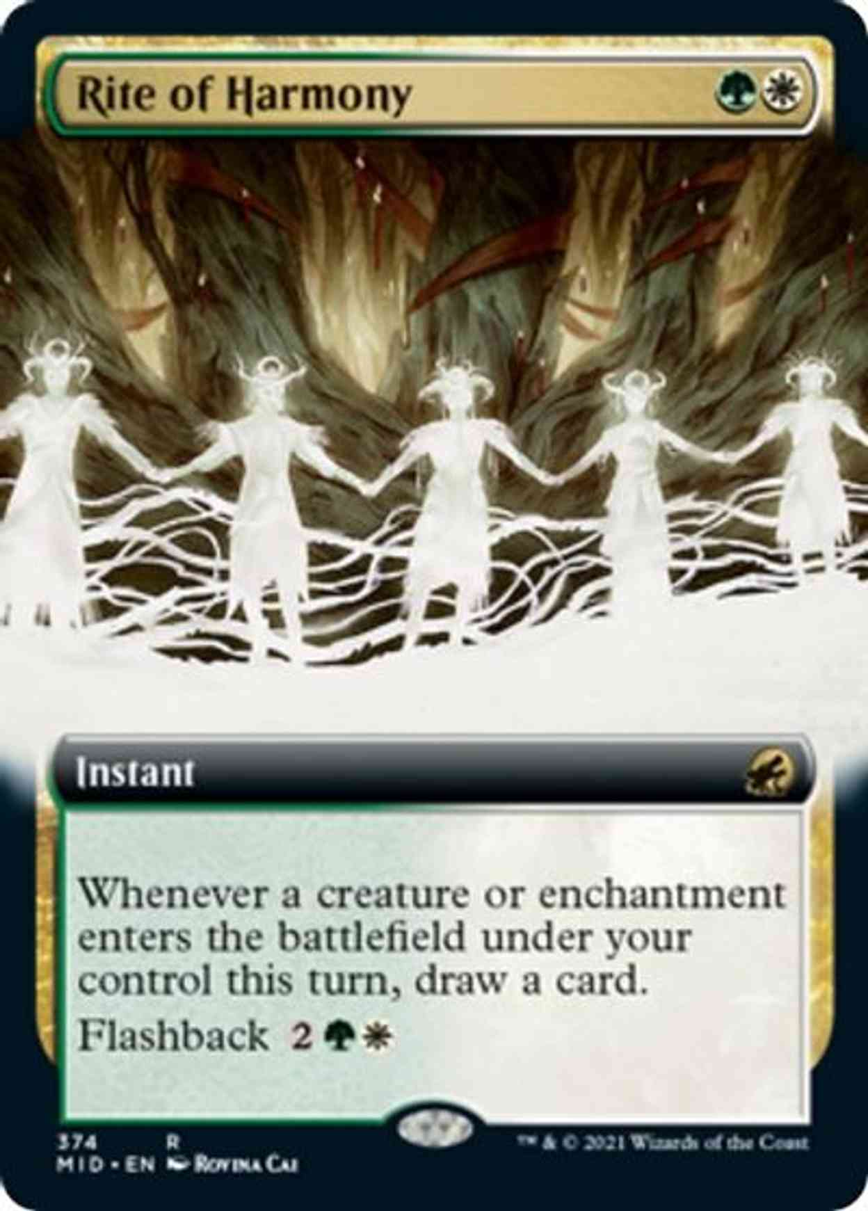 Rite of Harmony (Extended Art) magic card front