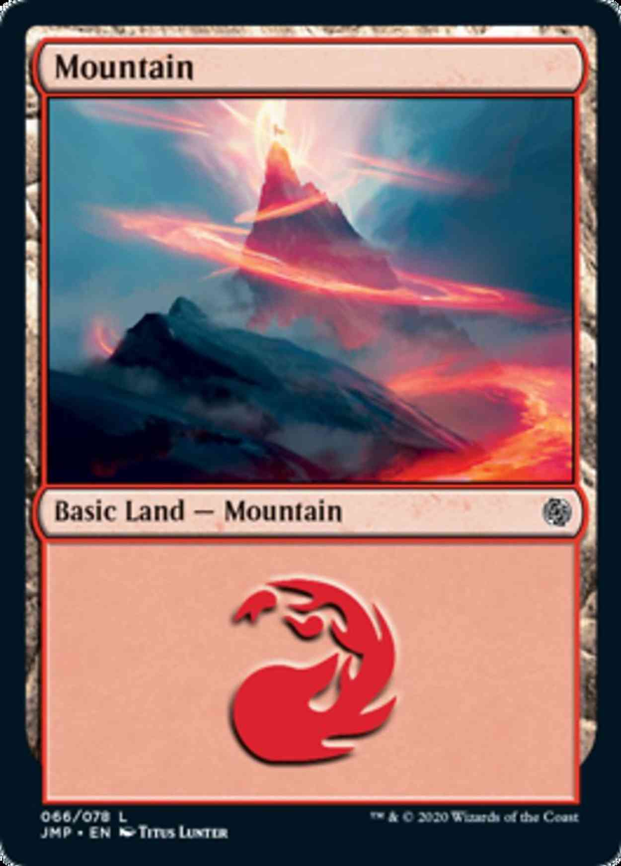 Mountain (66) magic card front