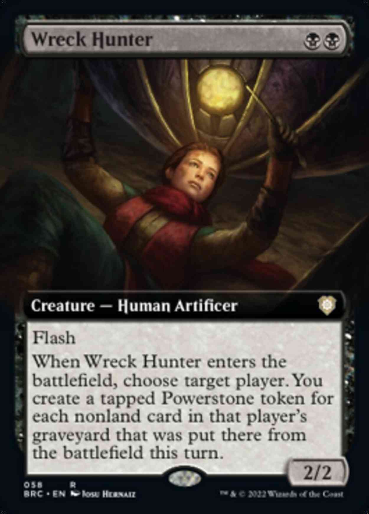 Wreck Hunter (Extended Art) magic card front