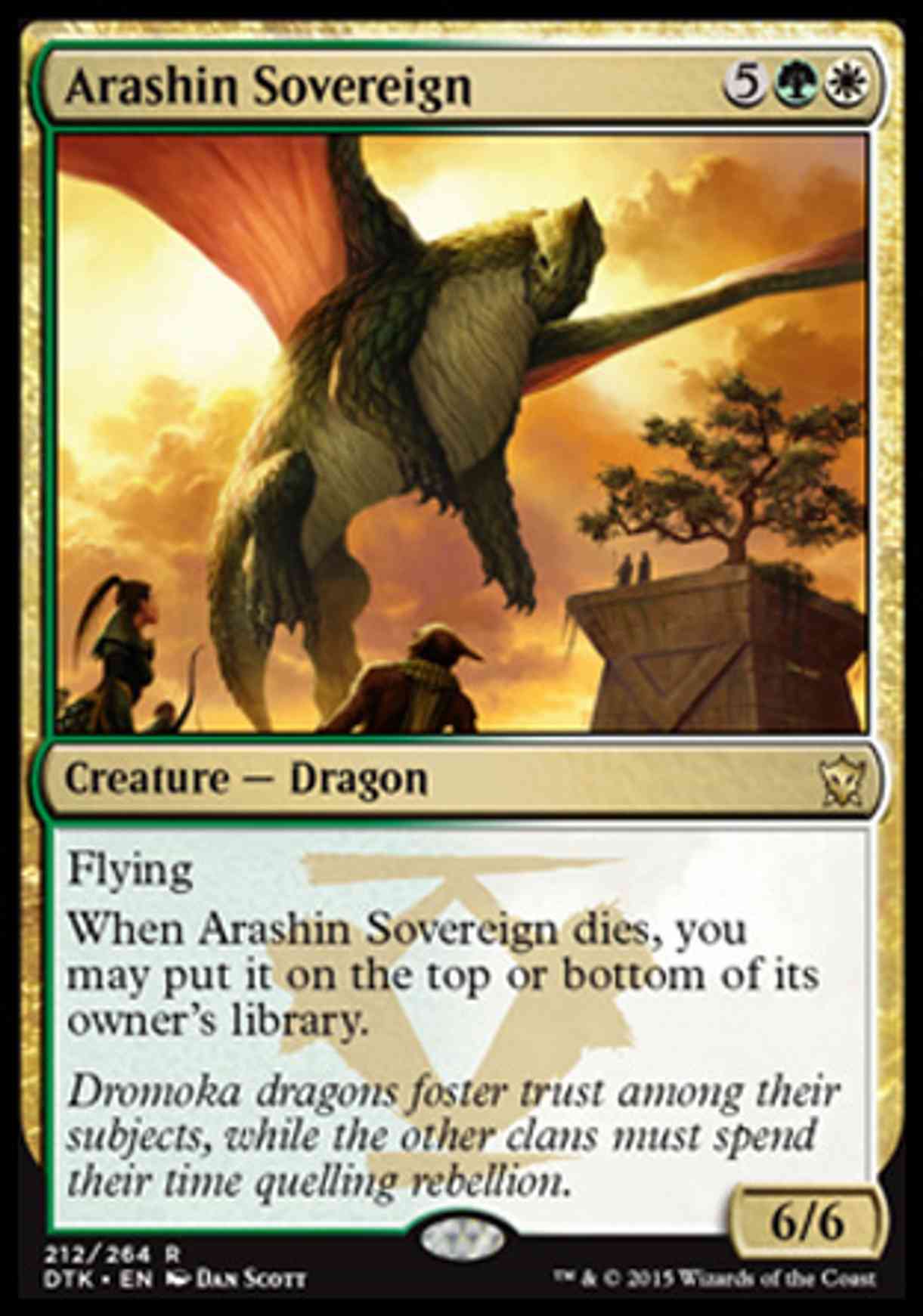 Arashin Sovereign magic card front