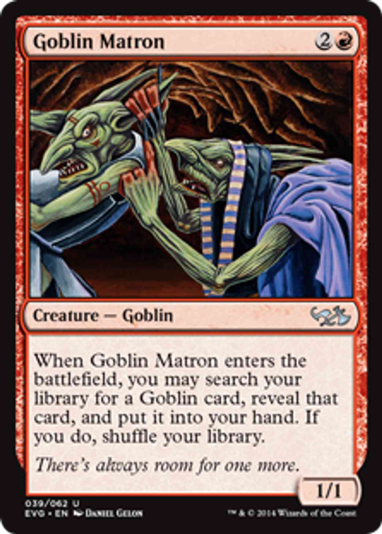 Goblin Matron magic card front